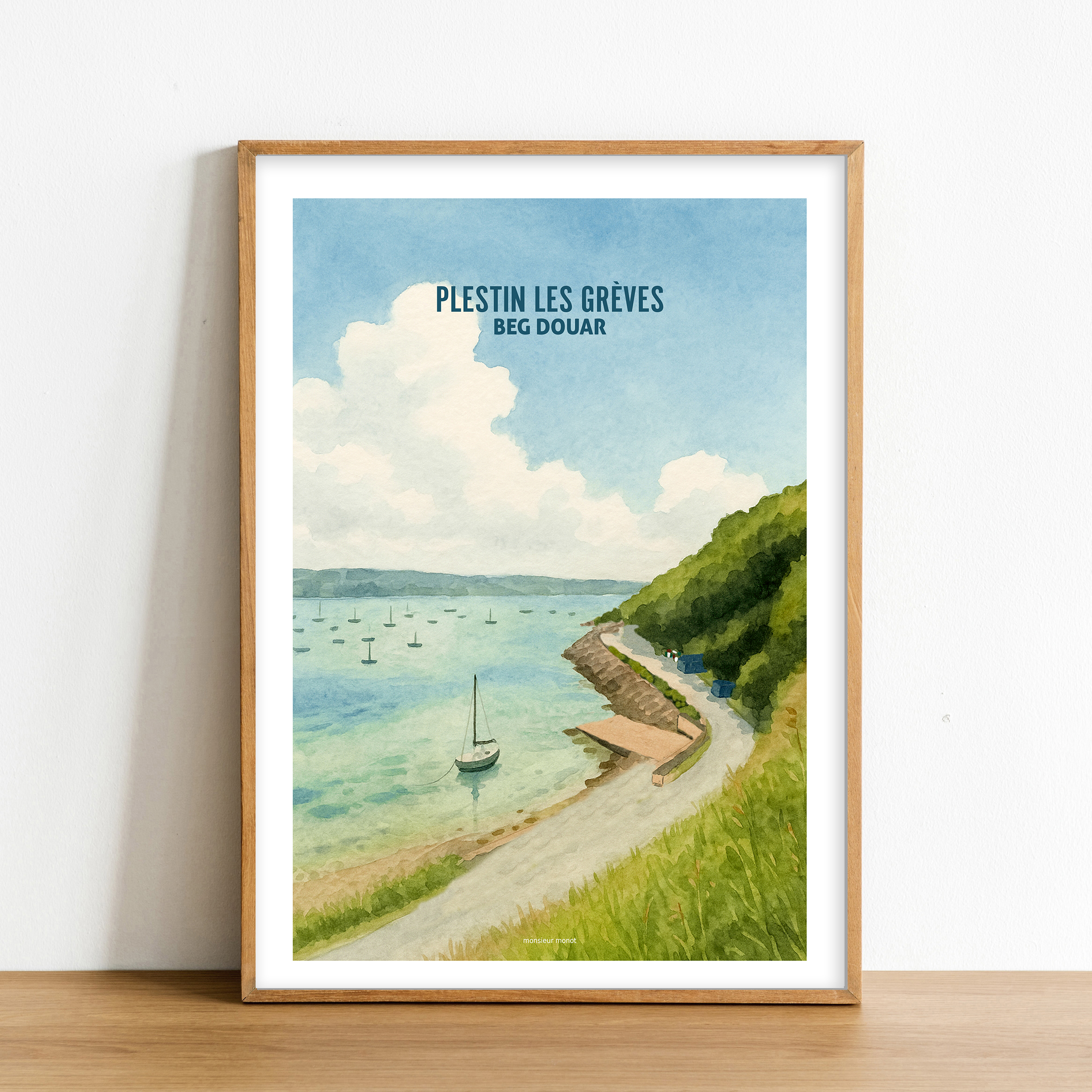 Affiche Plestin les grèves Beg Douar
