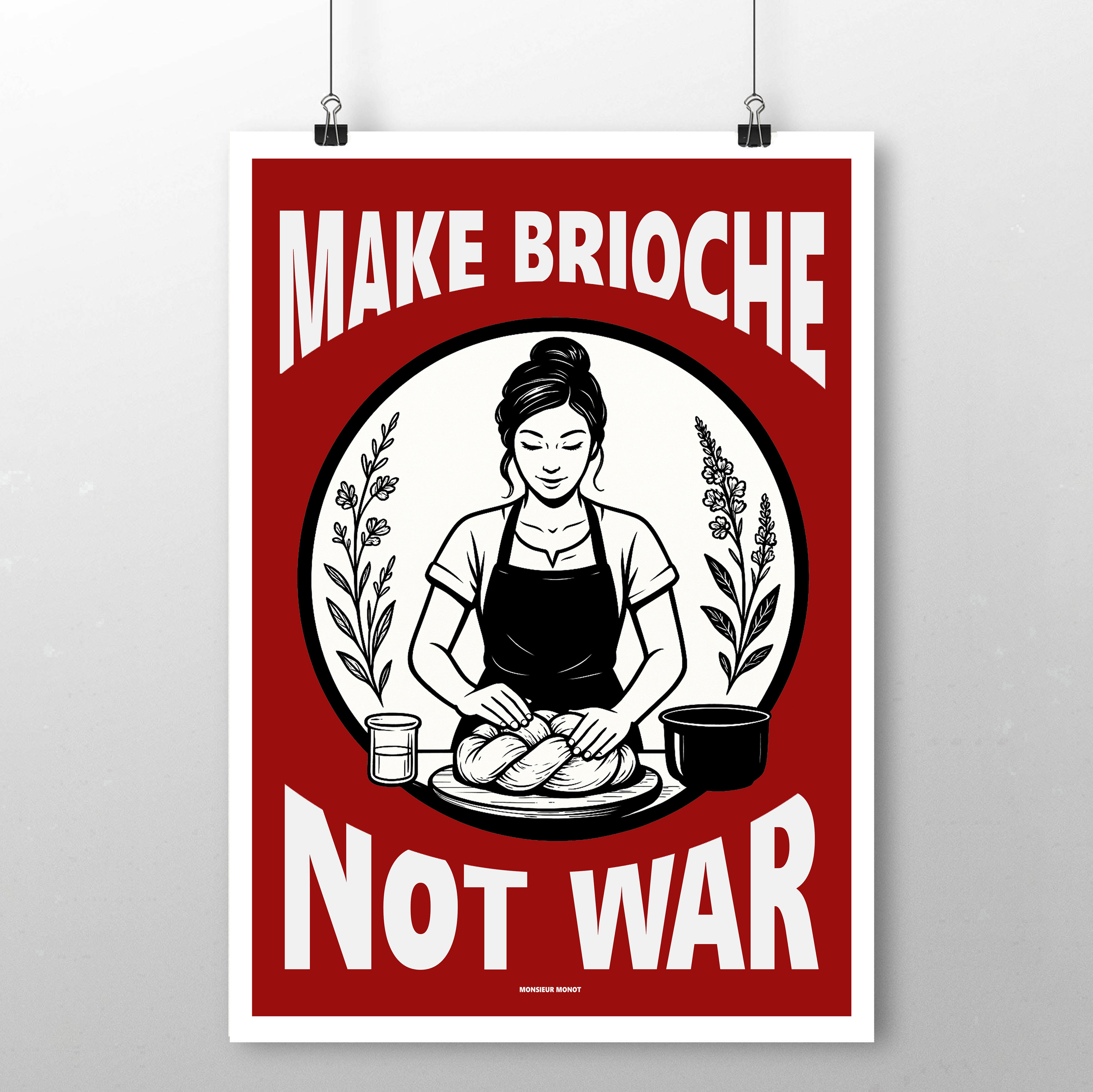 affiche Make brioche not war 2