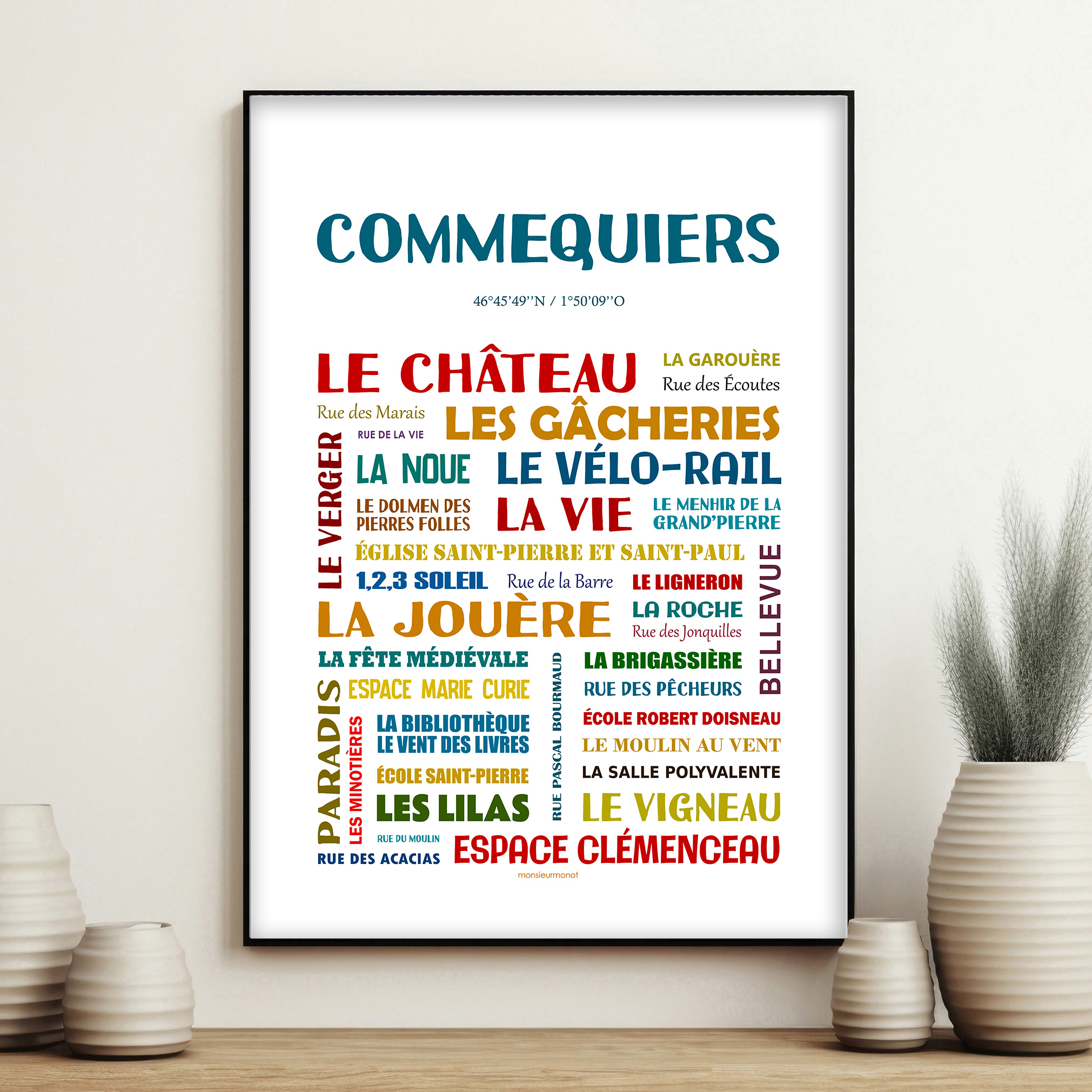 affiche Commequiers quartiers