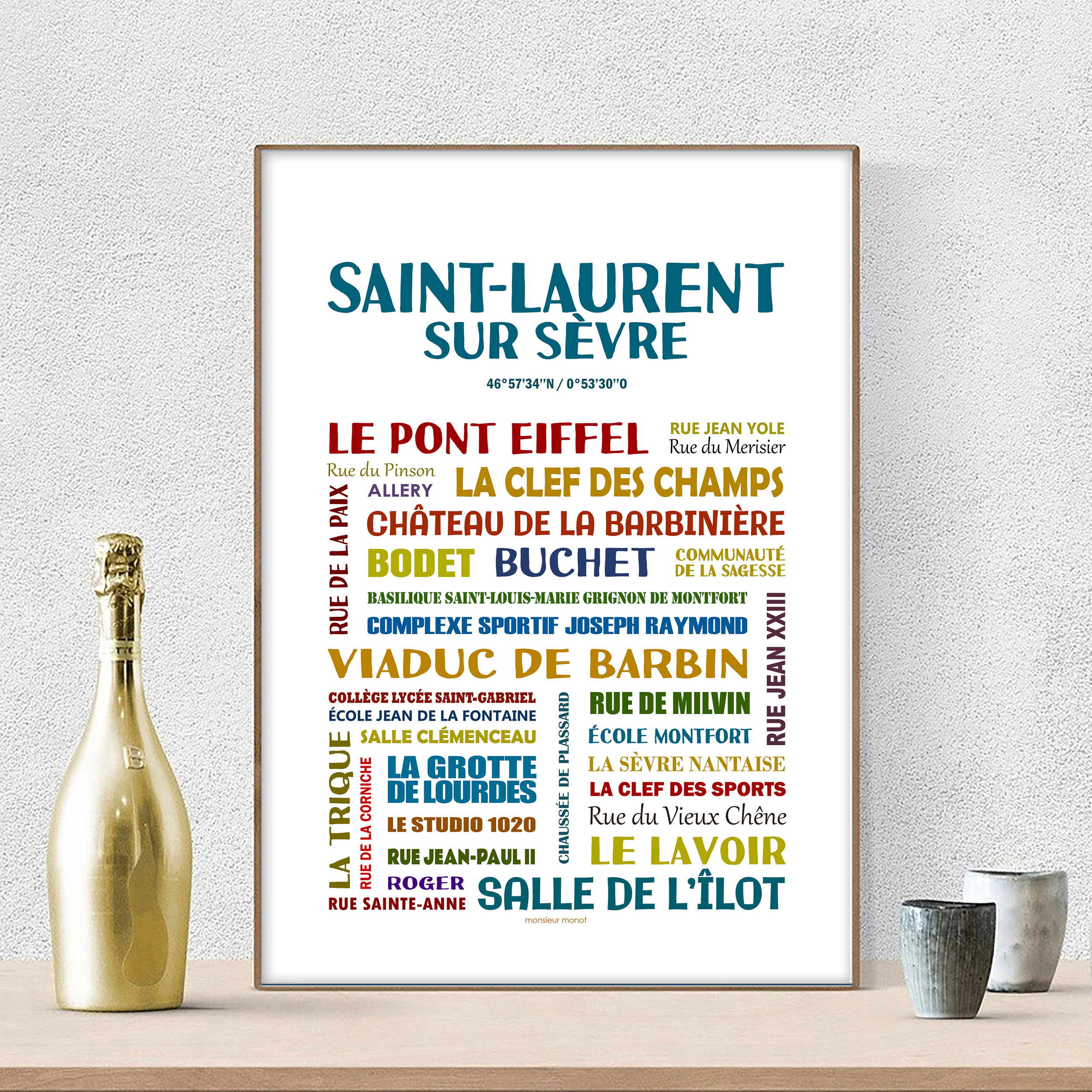 affiche Saint-Laurent Sur Sèvre