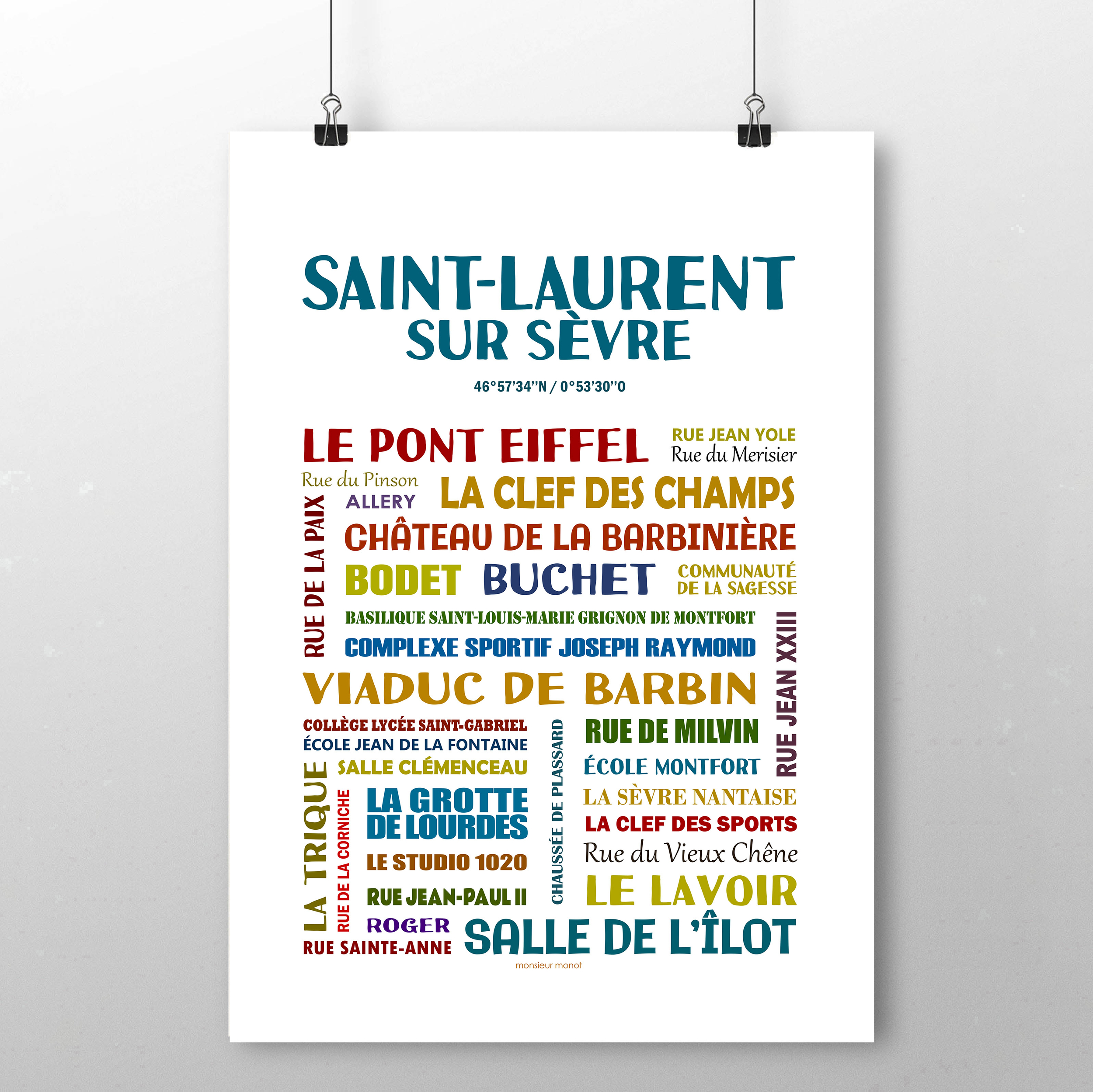 affiche Saint laurent sur Sèvre 2
