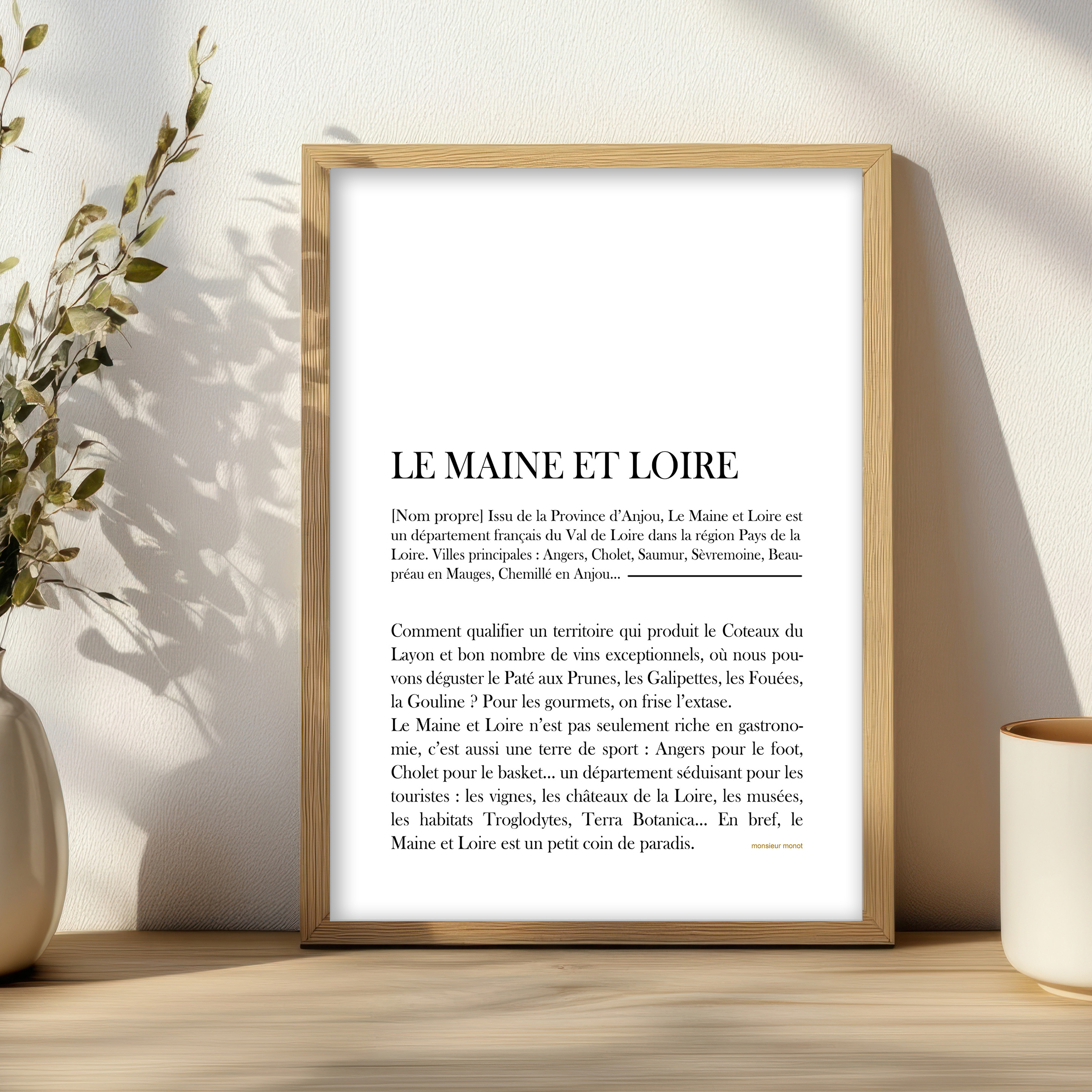 Affiche definition Maine et Loire