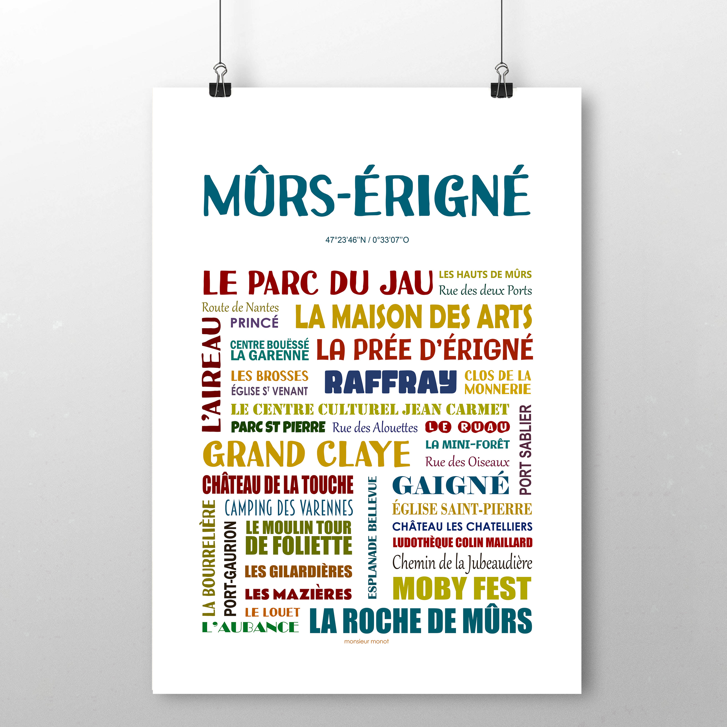Affiche Mûrs érigné 2