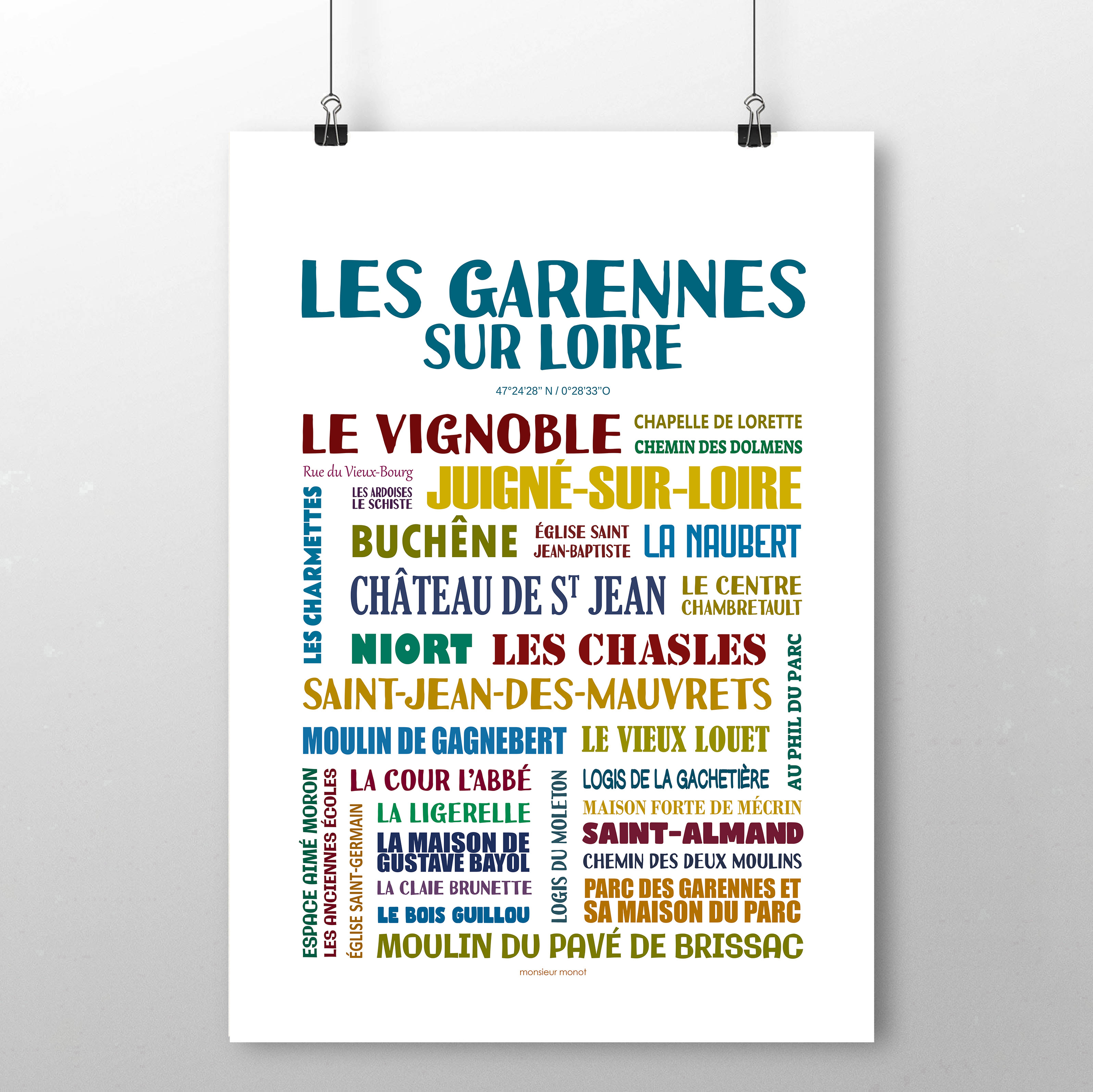 Affiche Les garennes sur Loire 2