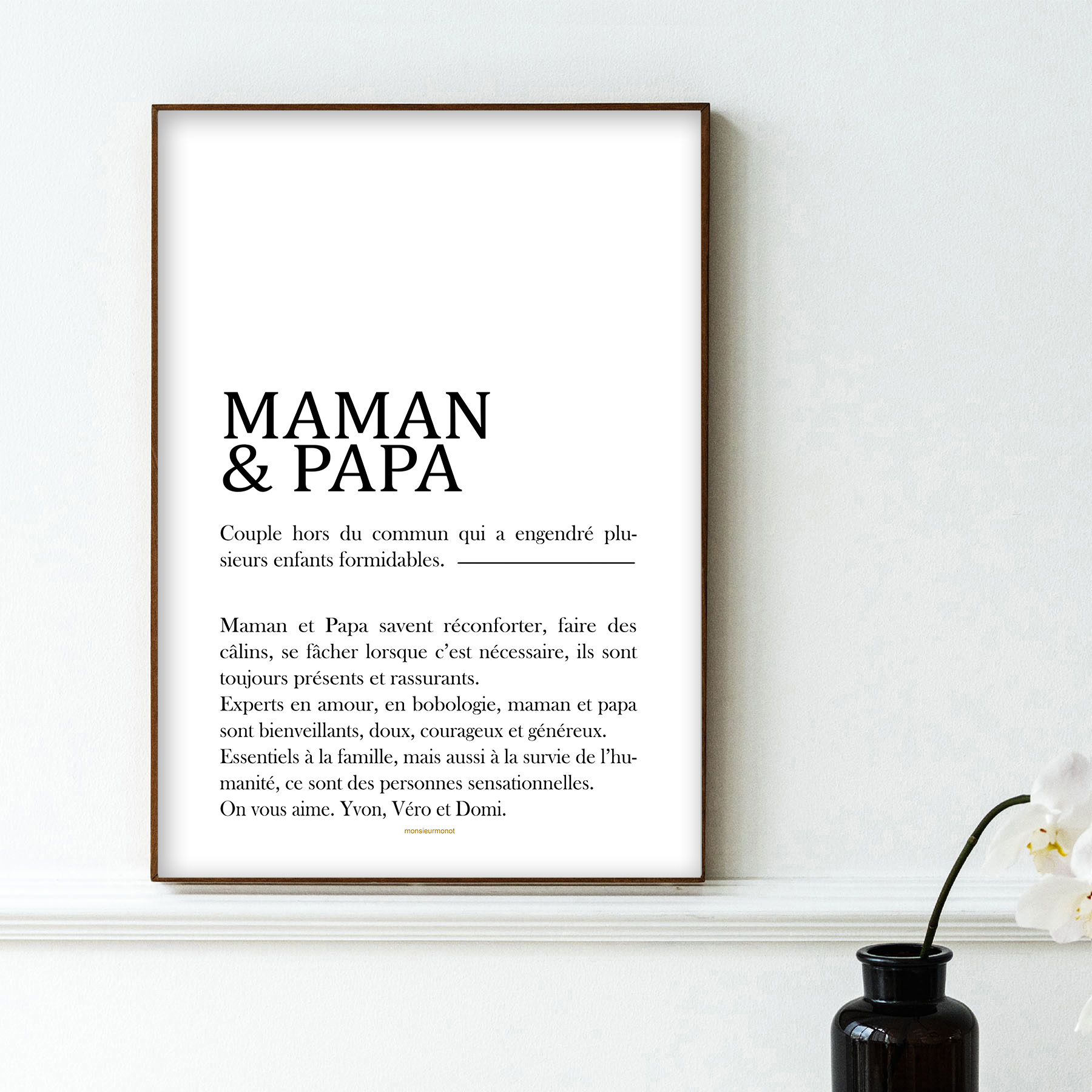 affiche Maman et papa