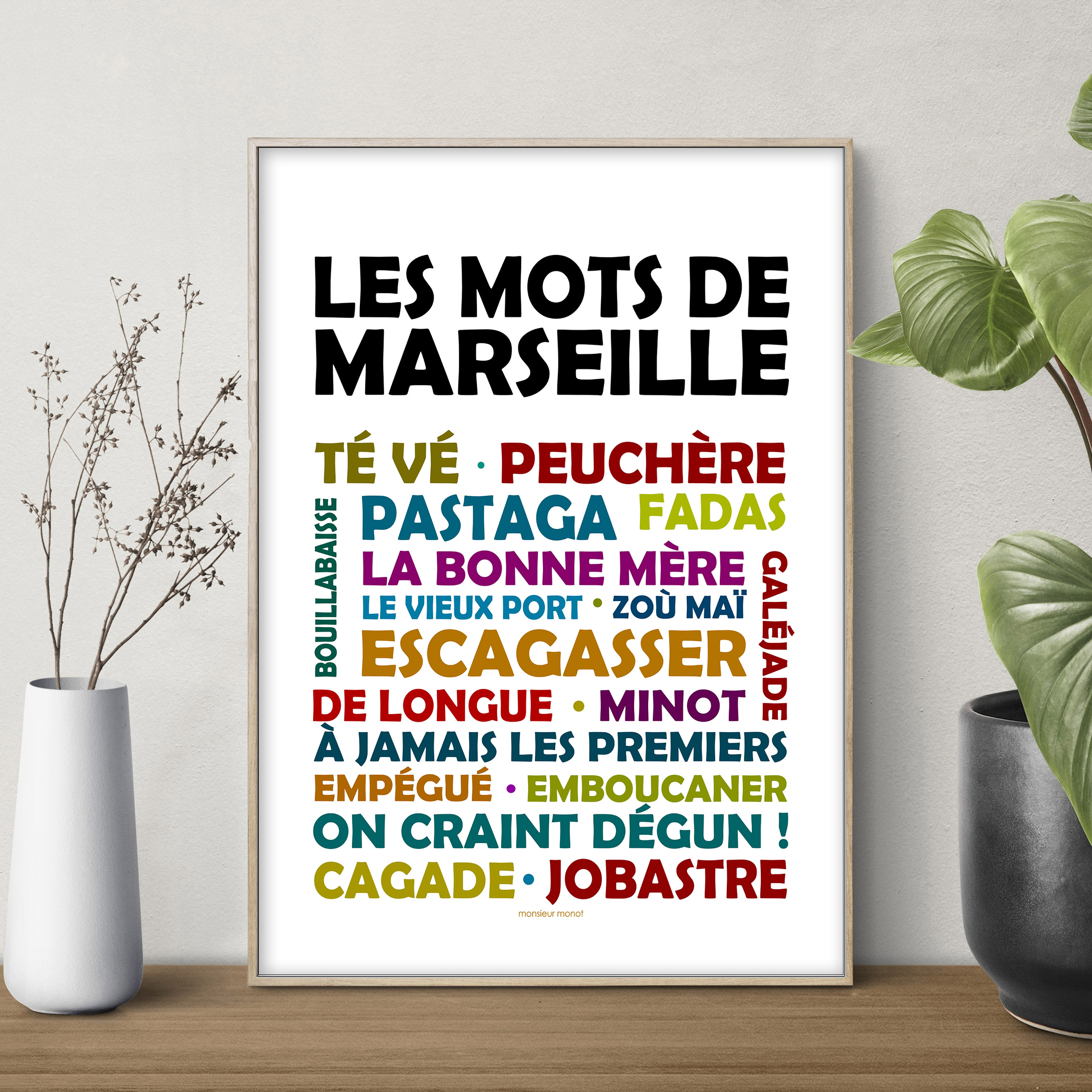 affiche Les Mots de Marseille