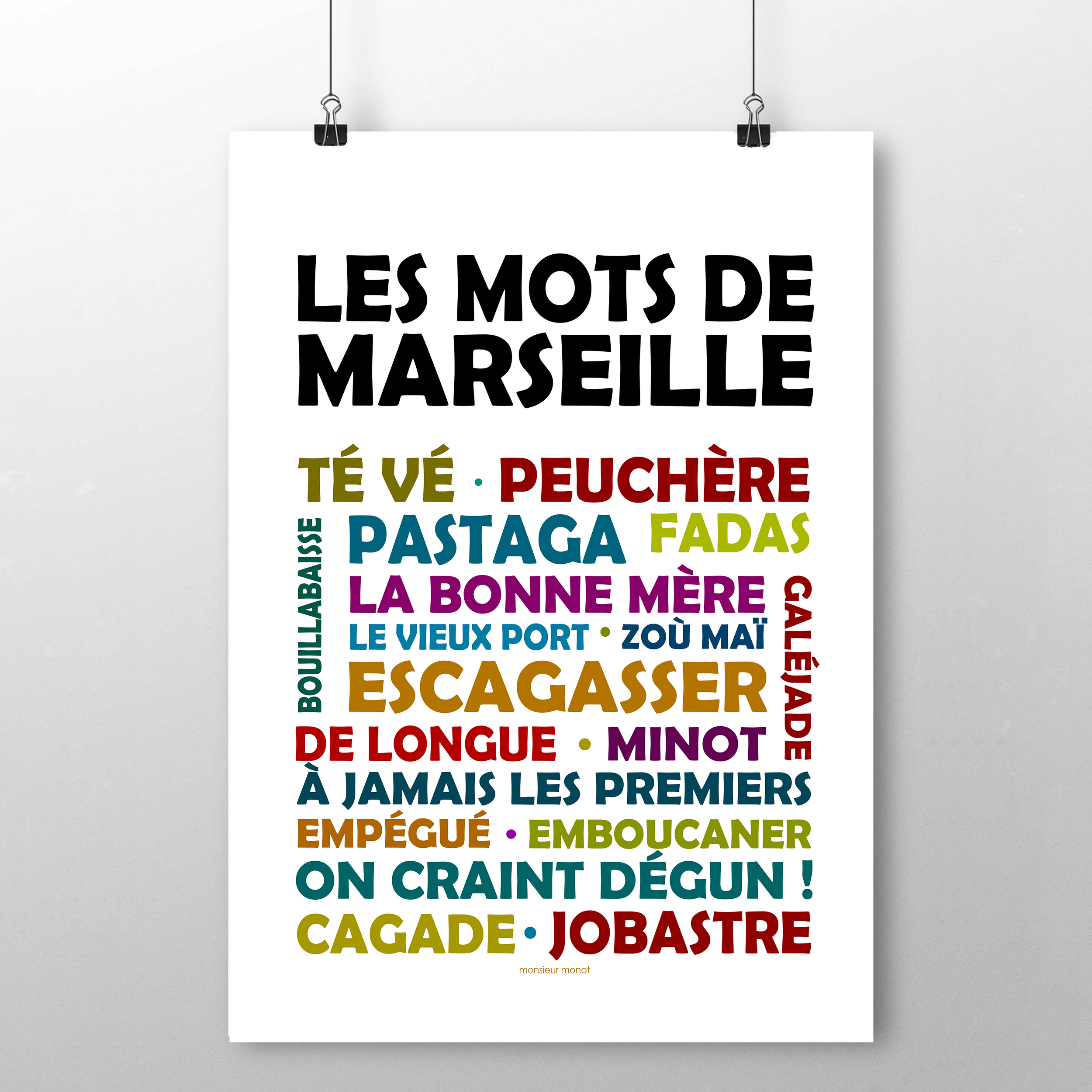 affiche Les mots de Marseille 2