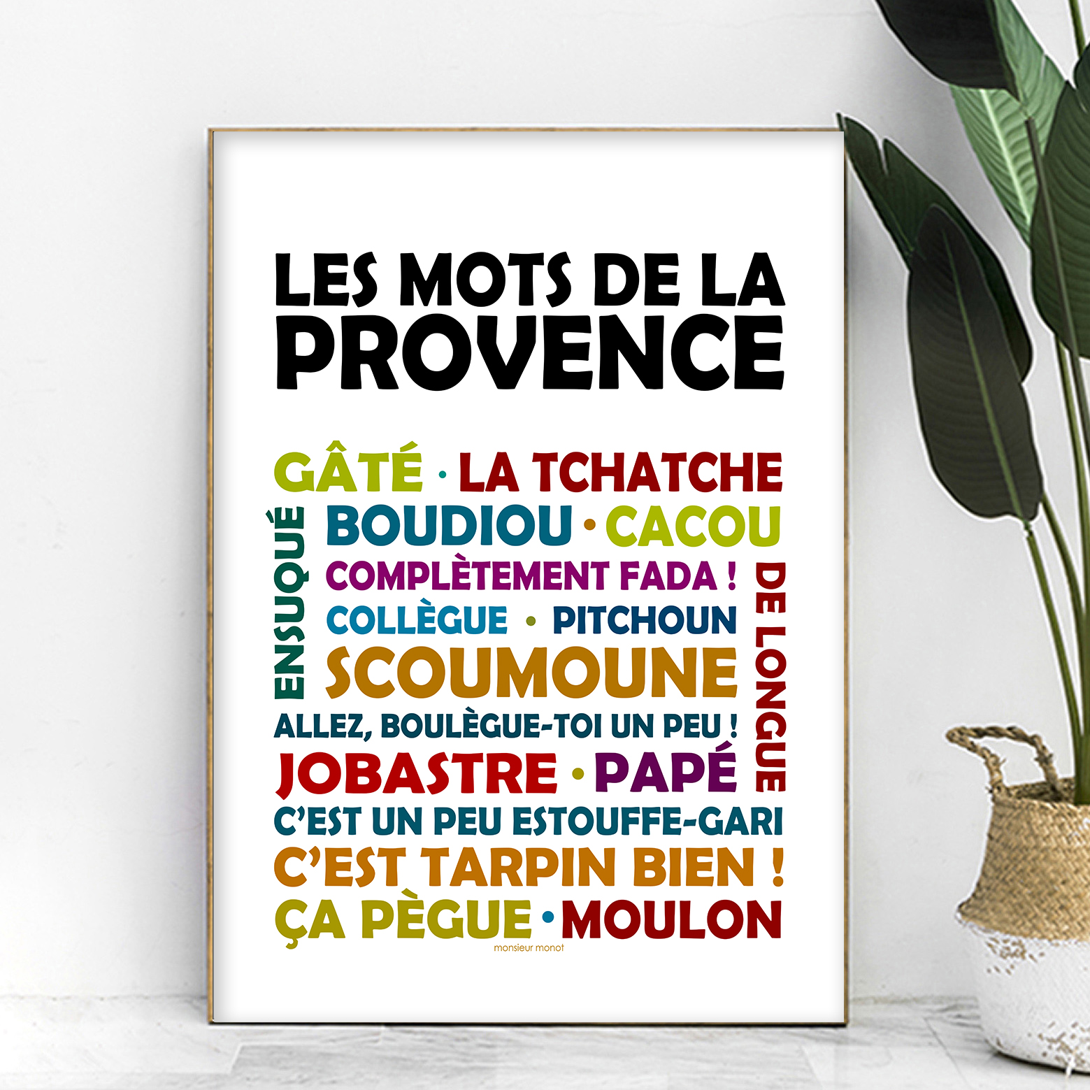 affiche Les Mots de la Provence