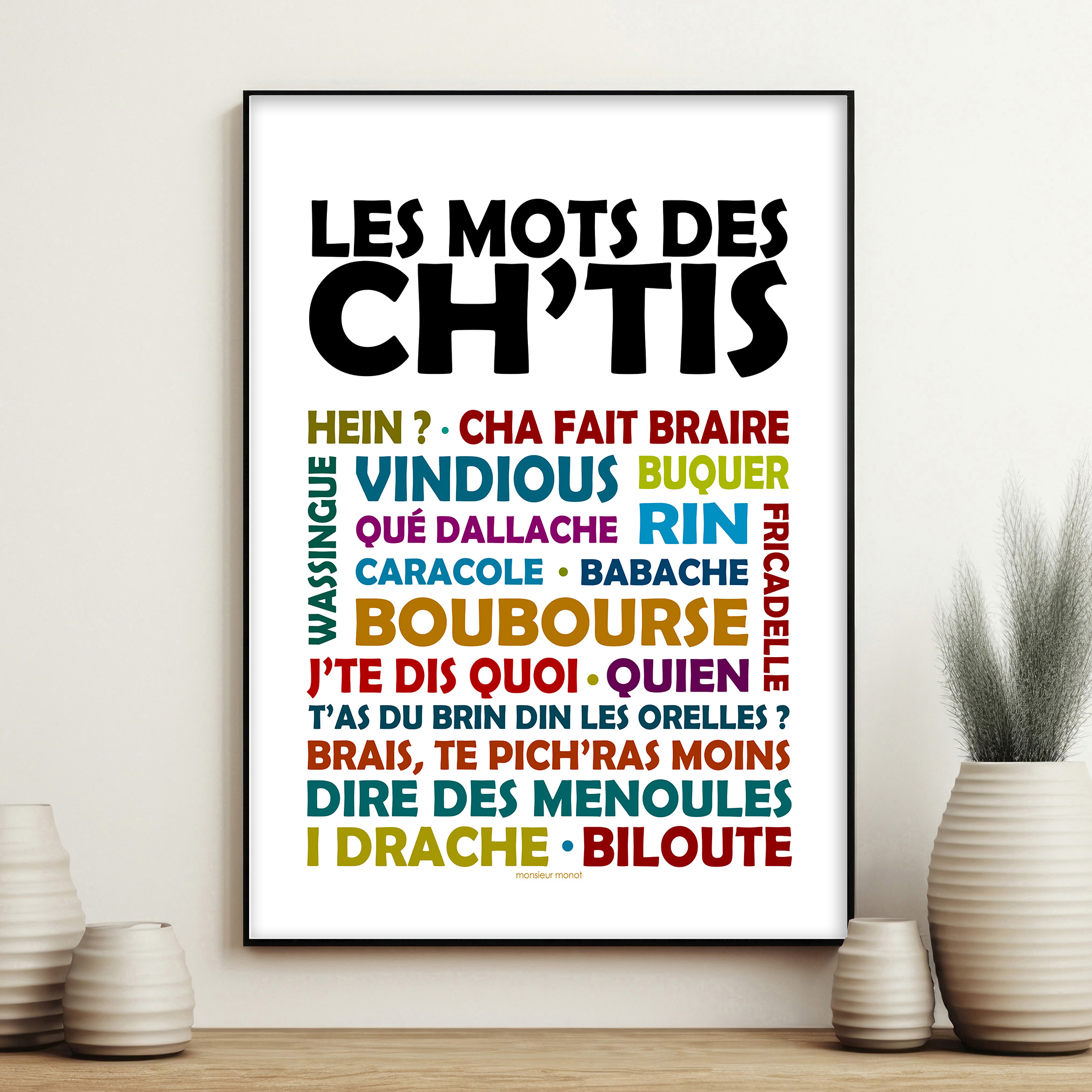 affiche Les Mots des Chtis