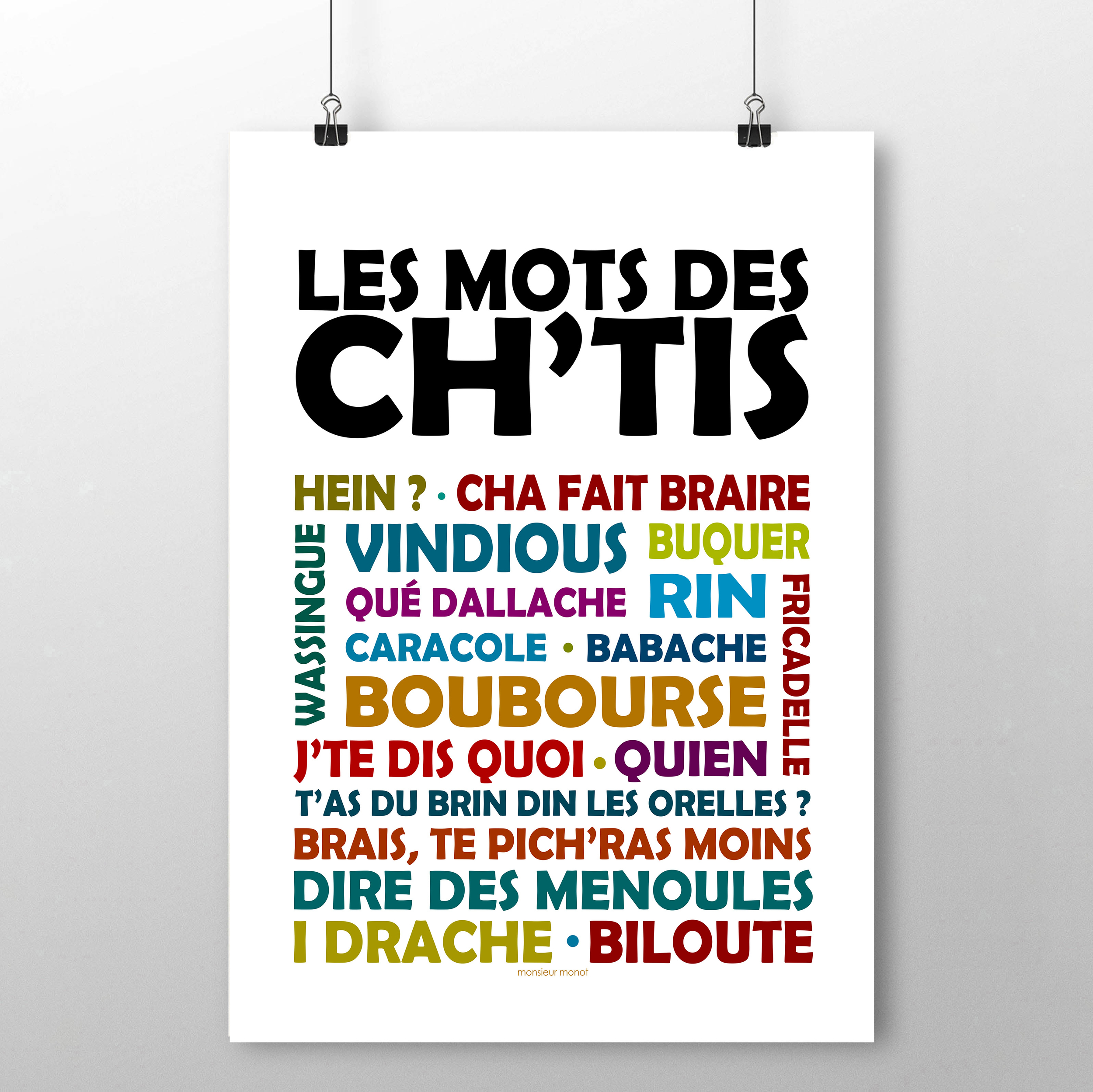 affiche Les mots des Chtis 2