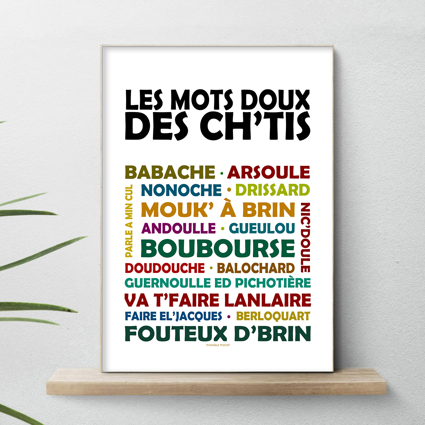 affiche Les mots doux des Chtis