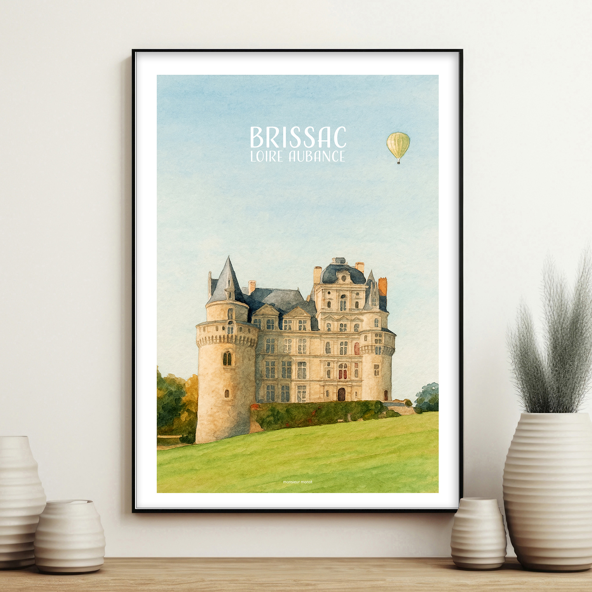 affiche Brissac Loire aubance chateau