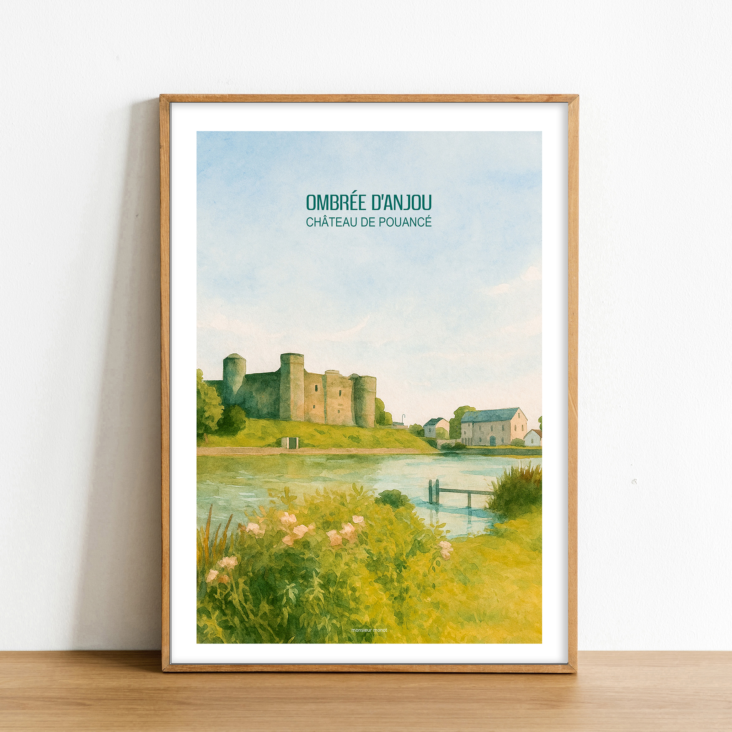 Affiche Ombrée dAnjou Château de Pouancé
