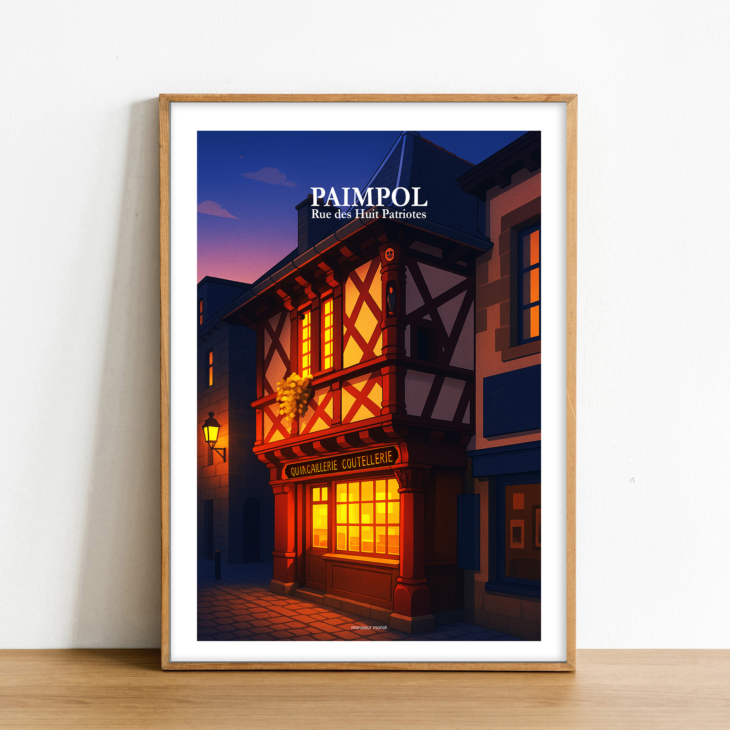 Affiche Paimpol la nuit