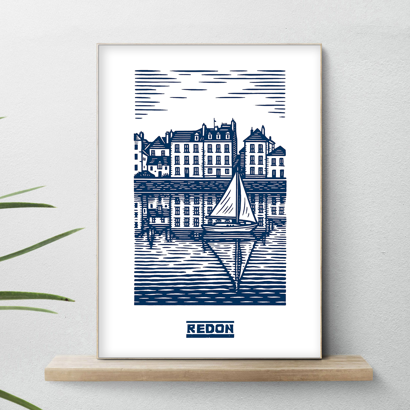 affiche Redon gravure Bleue
