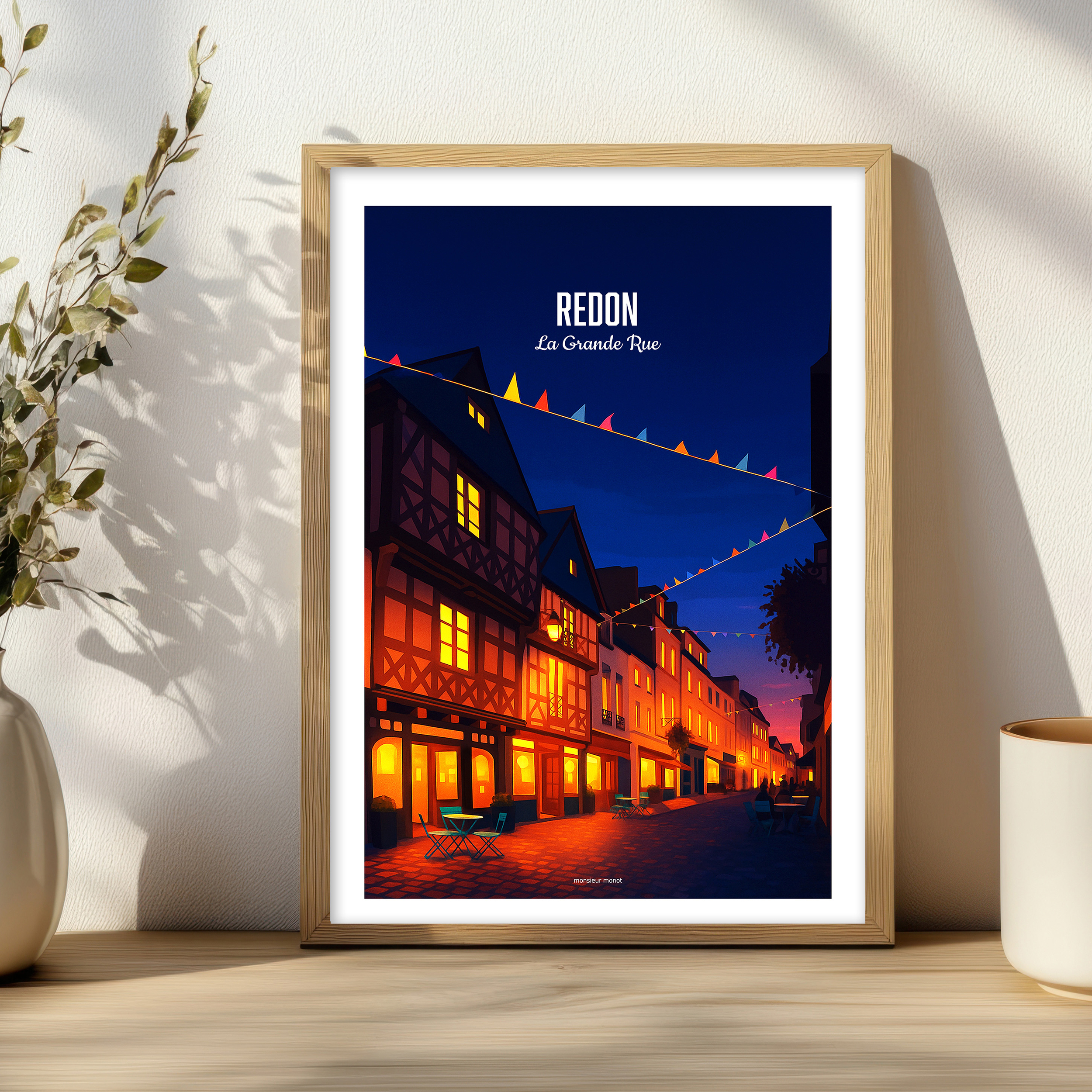 Affiche Redon La Grande Rue