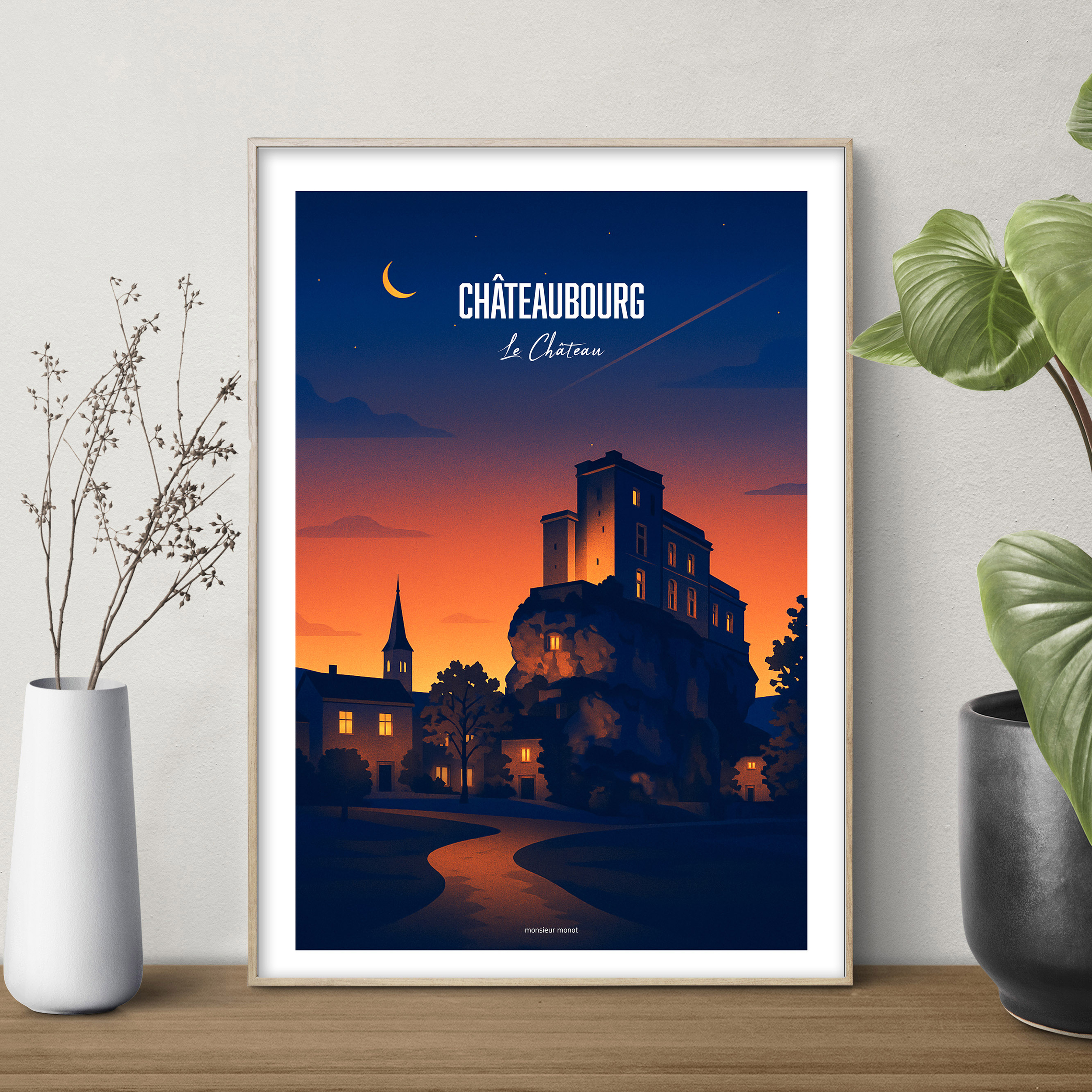 affiche Chateaubourg ardeche LA Nuit