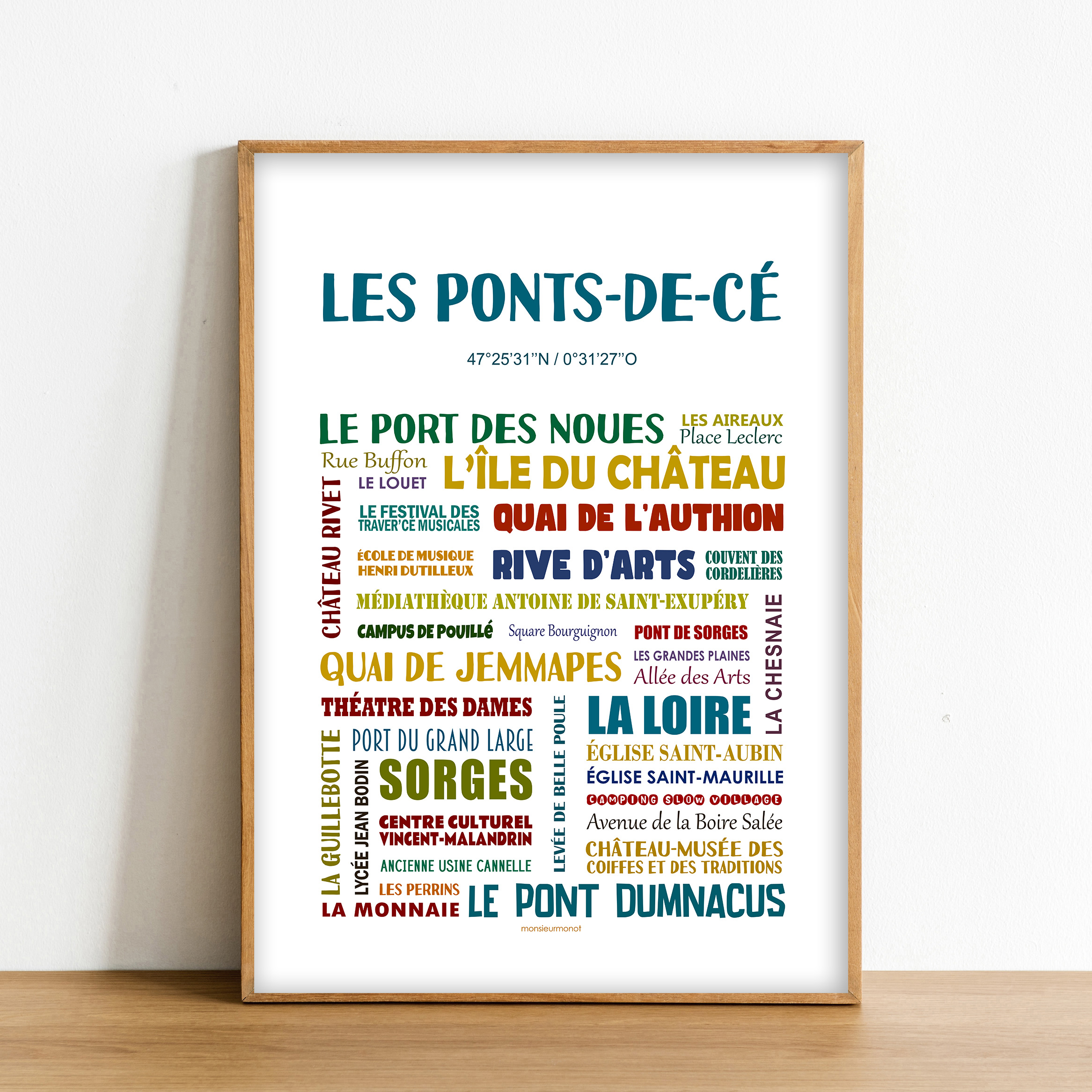 Affiche Les ponts de Cé Nouvelle