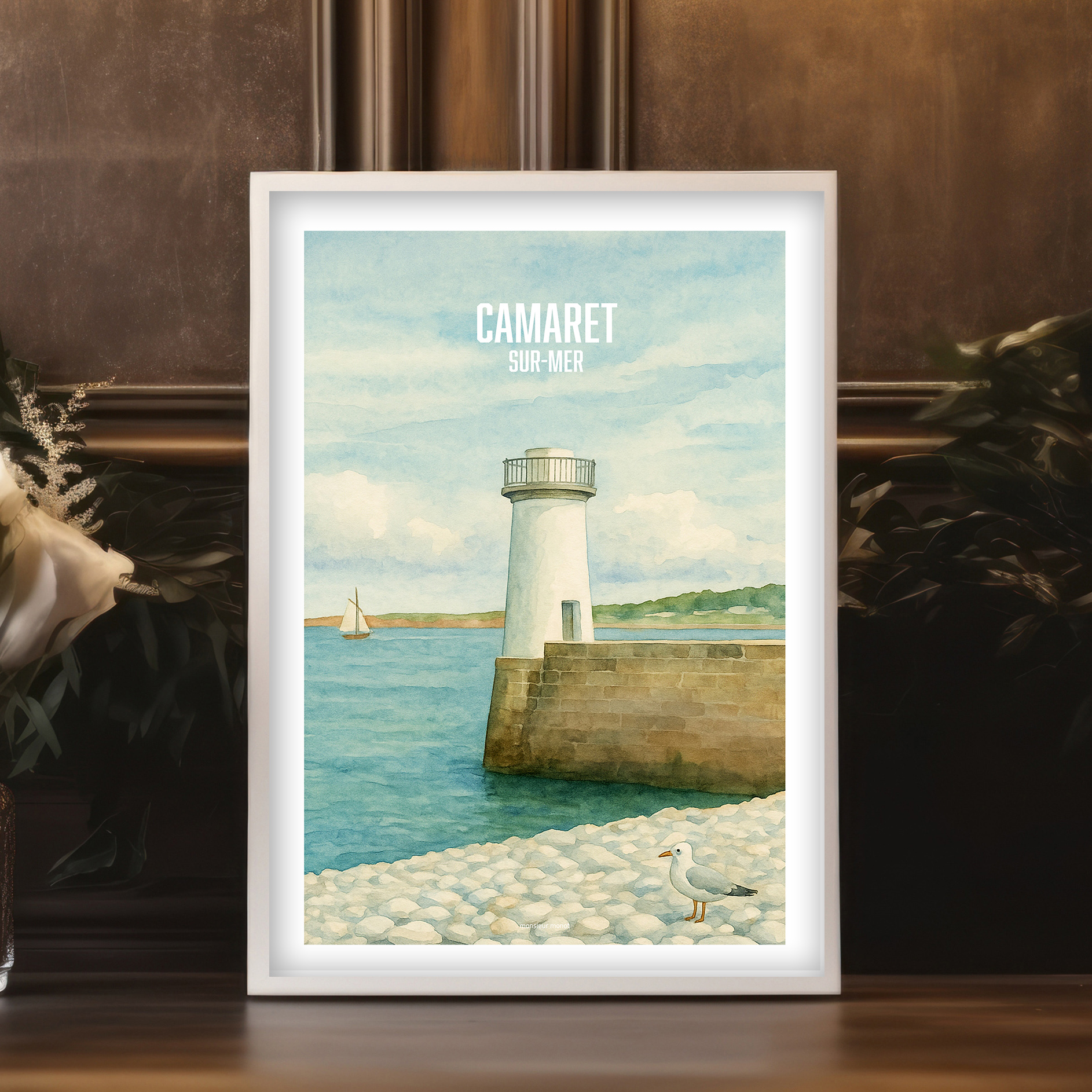 Affiche  Camaret aqua