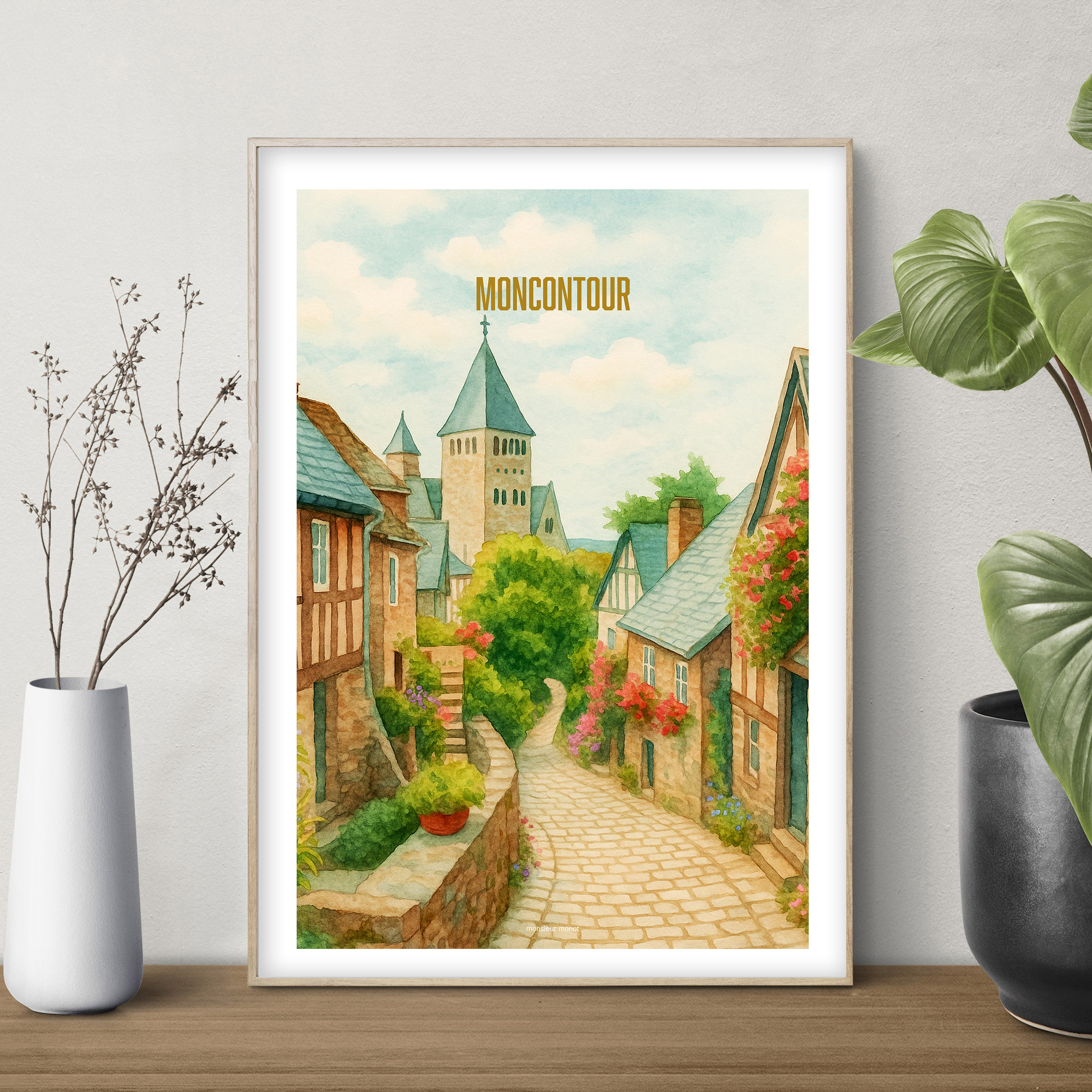 affiche Moncontour couleur
