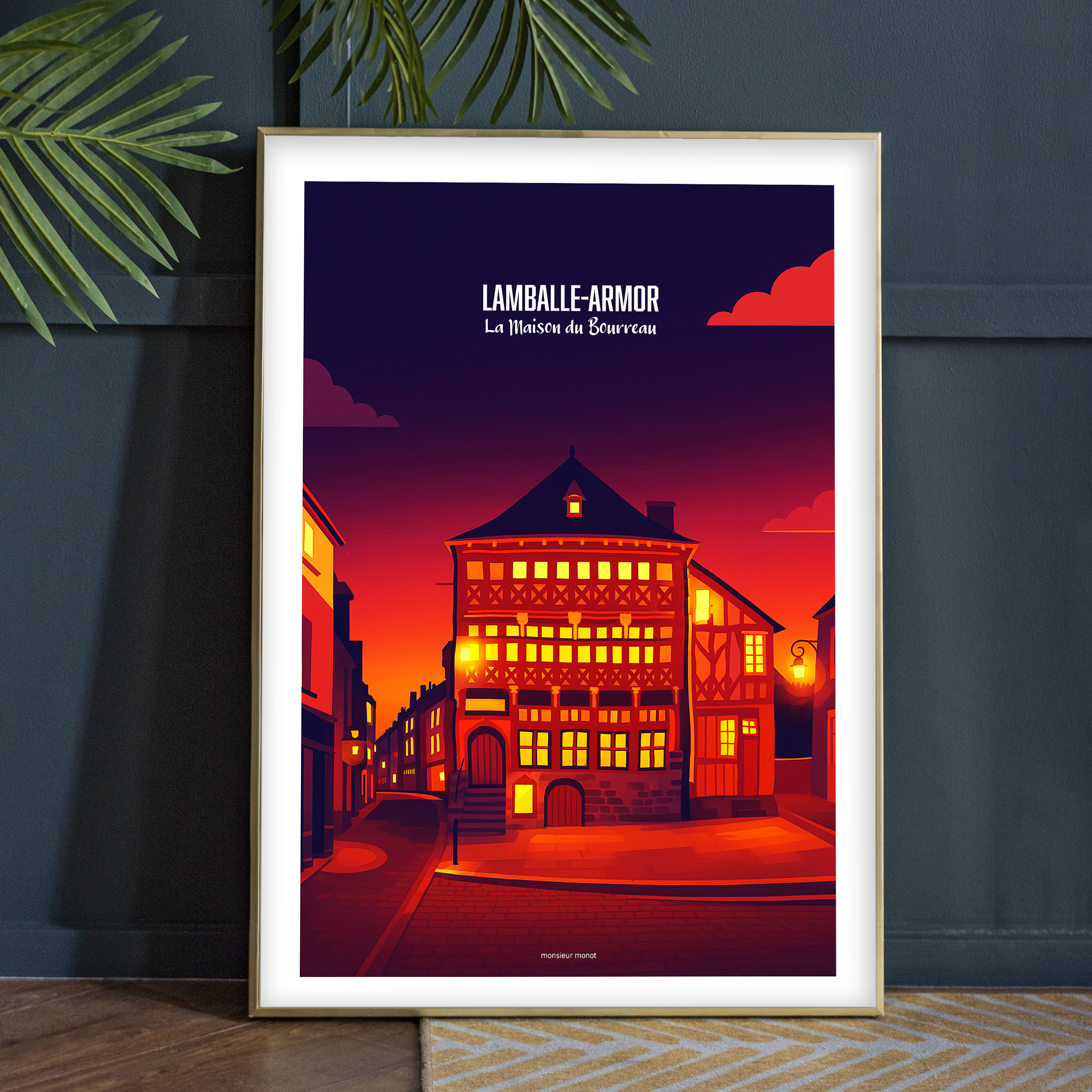 Affiche Lamballe armor la maison du bourreau