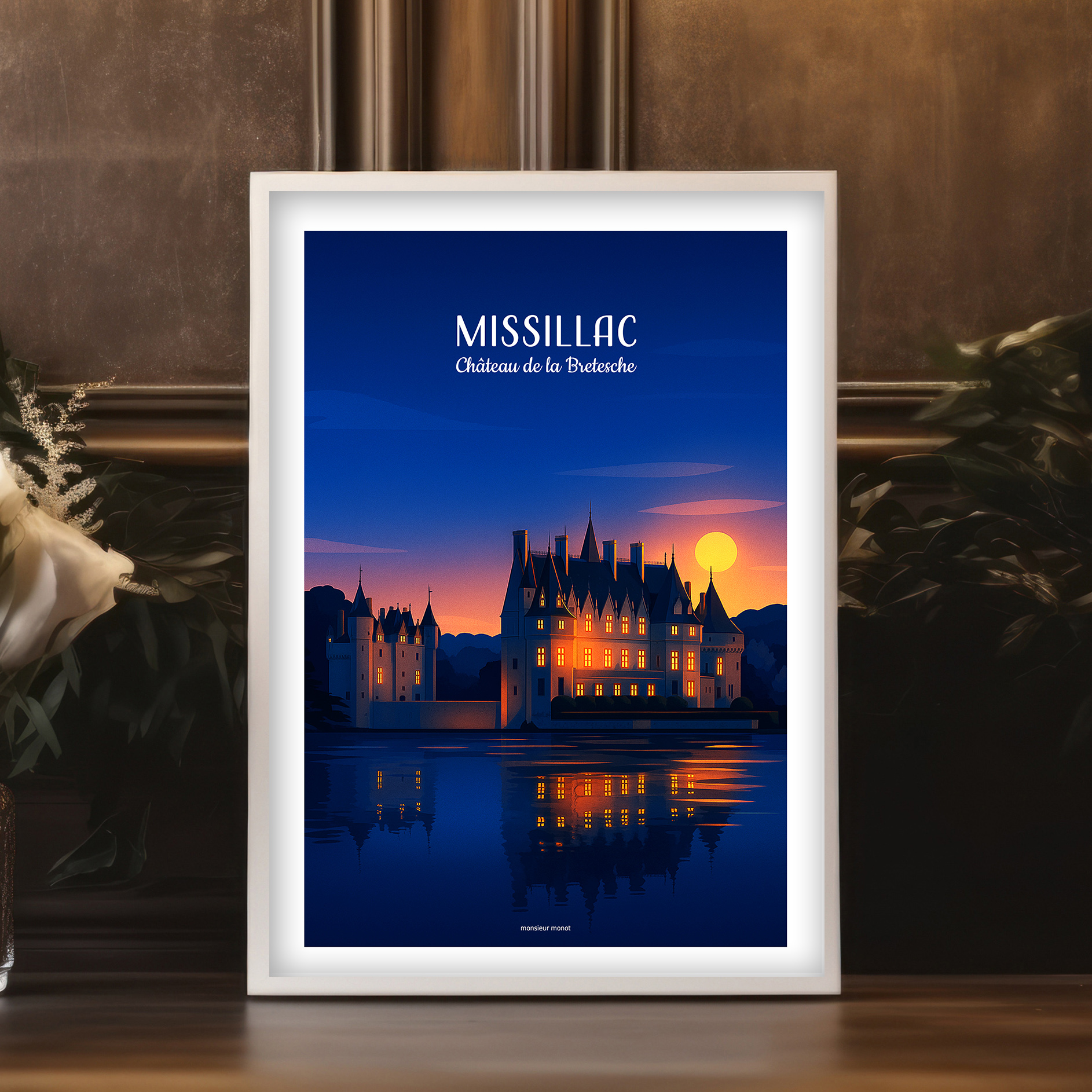 Affiche Missillac Château de la Bretesche