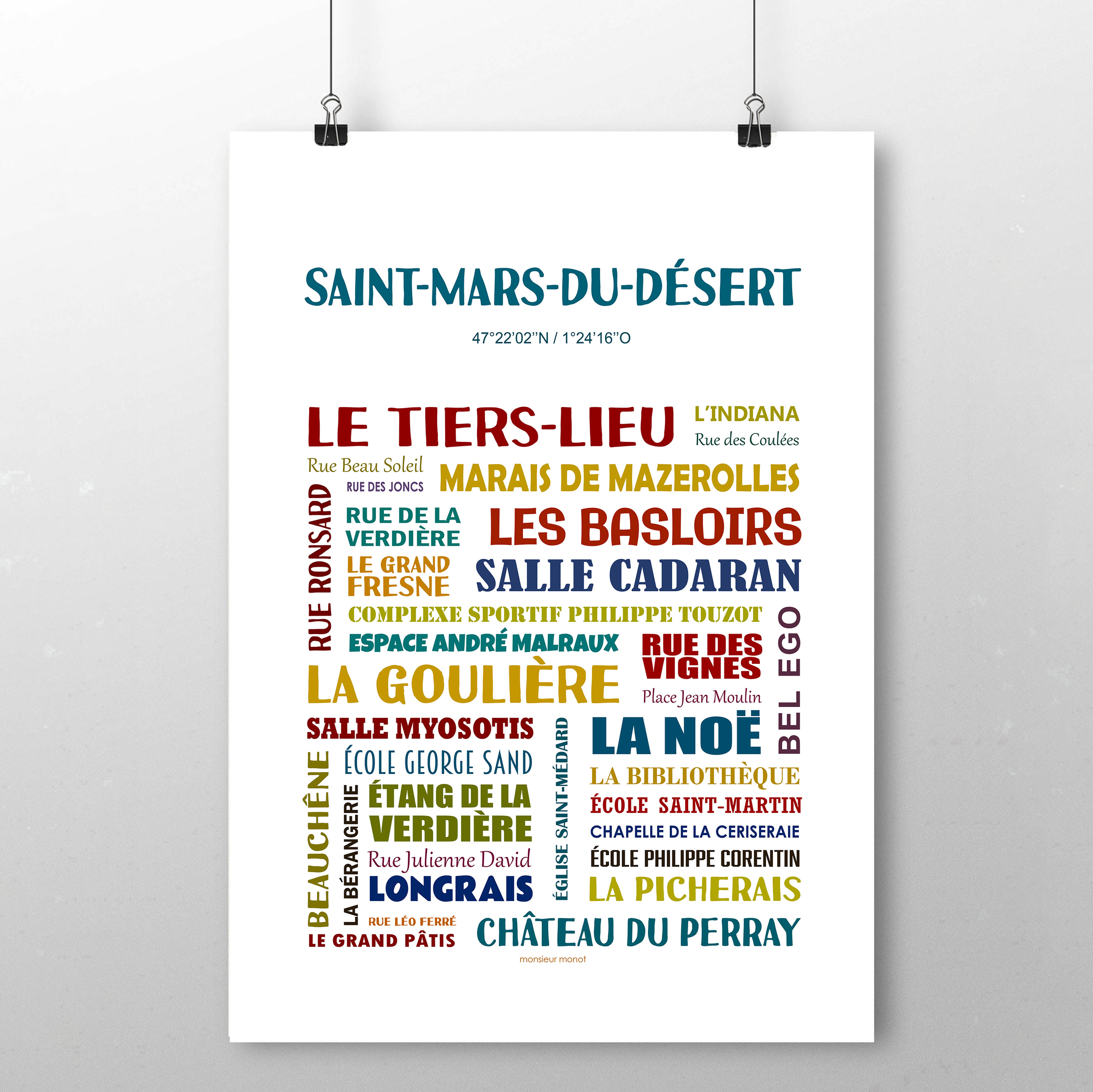 affiche  Saint Mars du desert 2