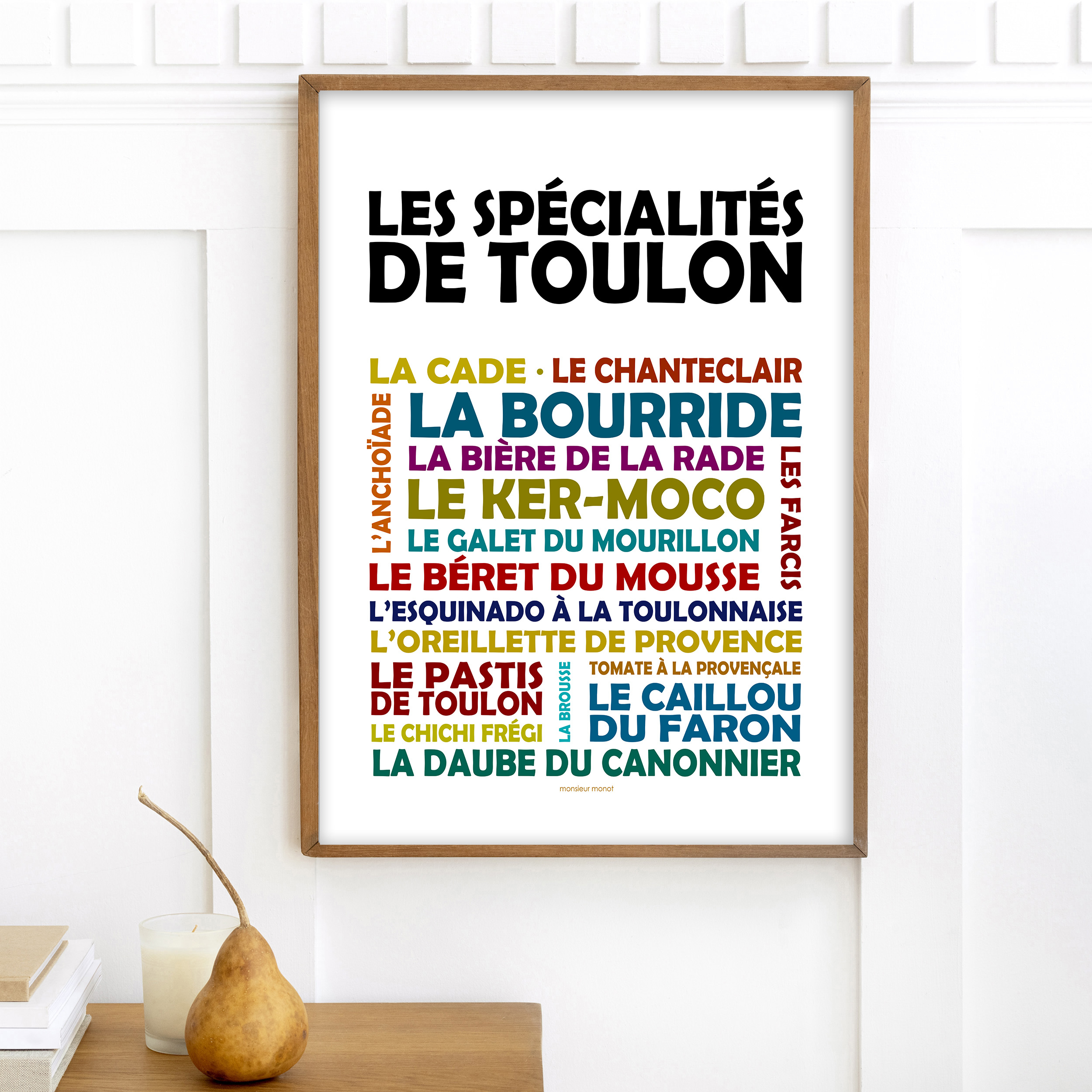 affiche Les spécialités de Toulon