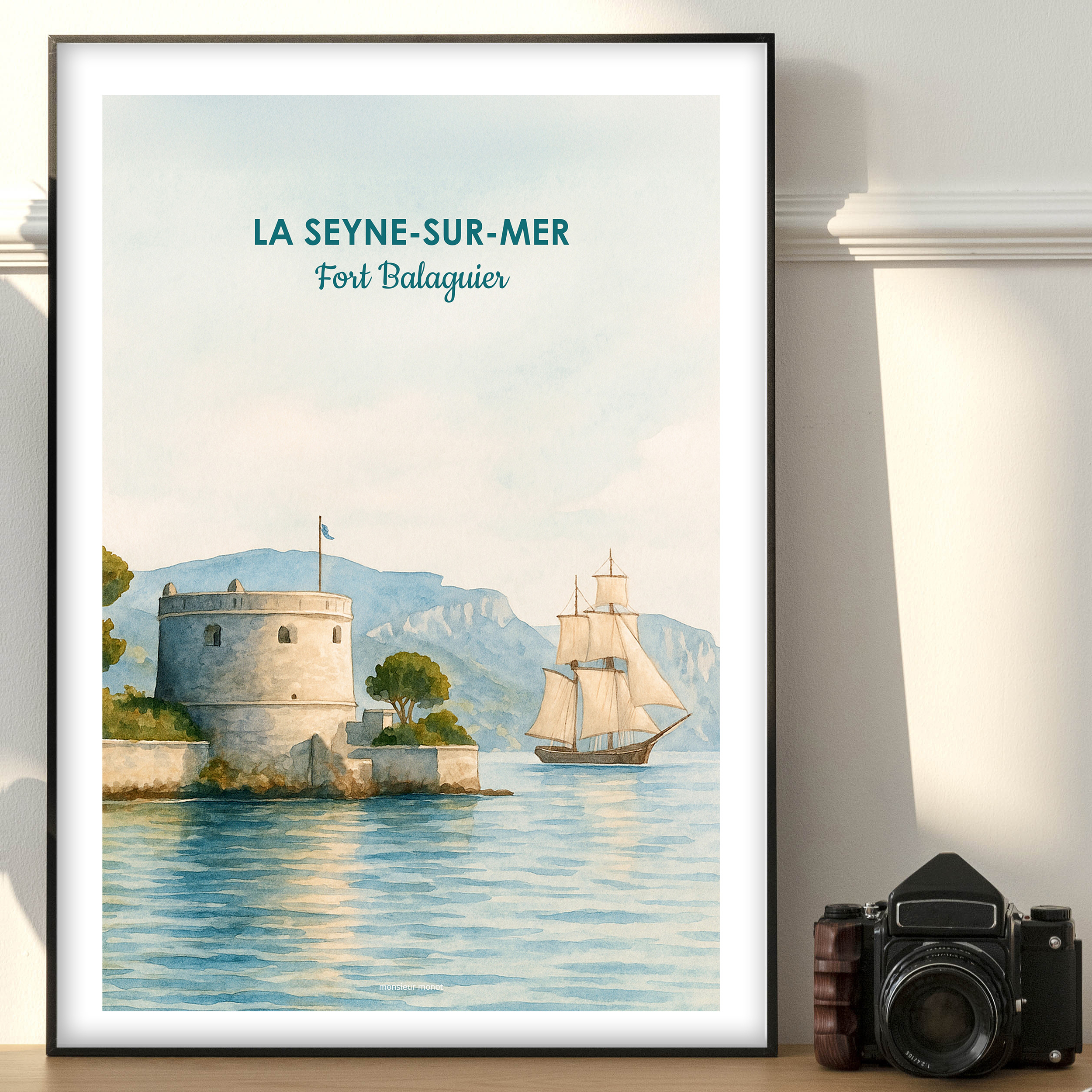 affiche La Seyne Sur mer Fort balaguier