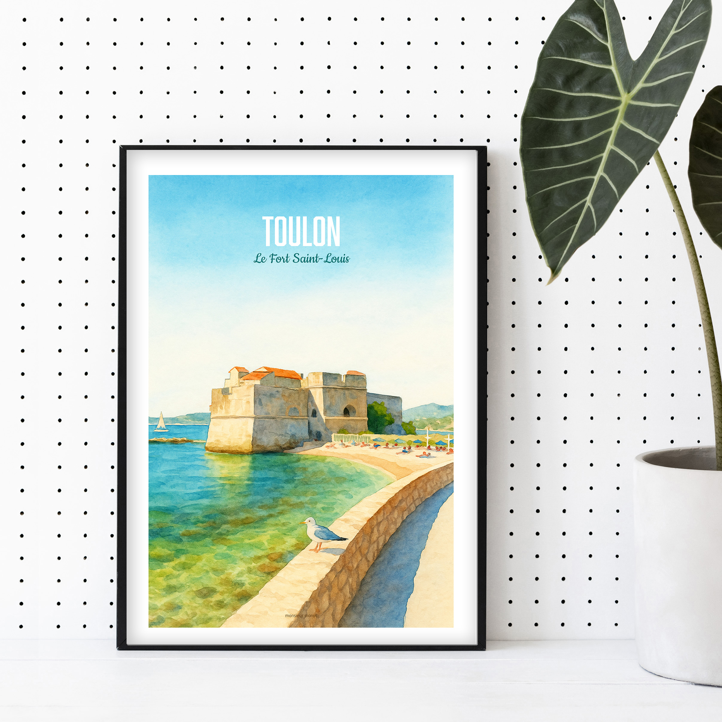 affiche Toulon Le Fort saint Louis