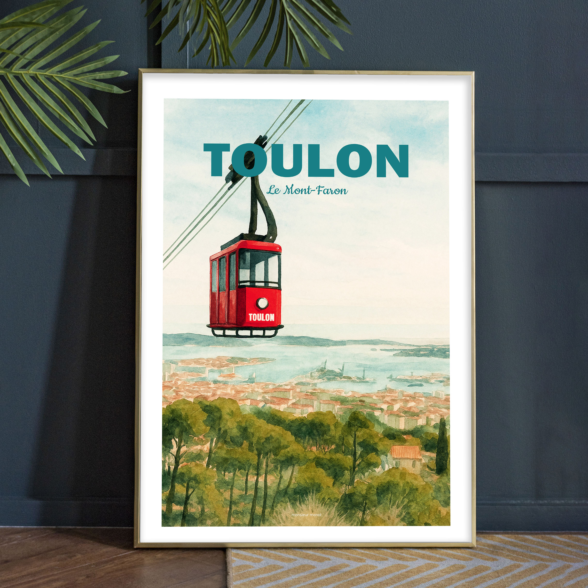 Affiche Toulon Le Mont Faron