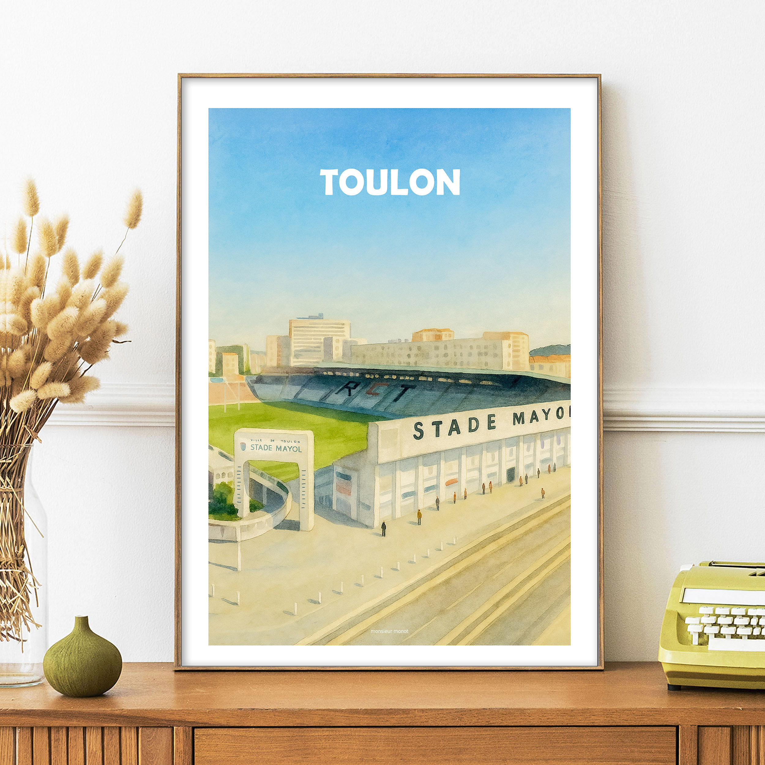 affiche Toulon Stade mayol