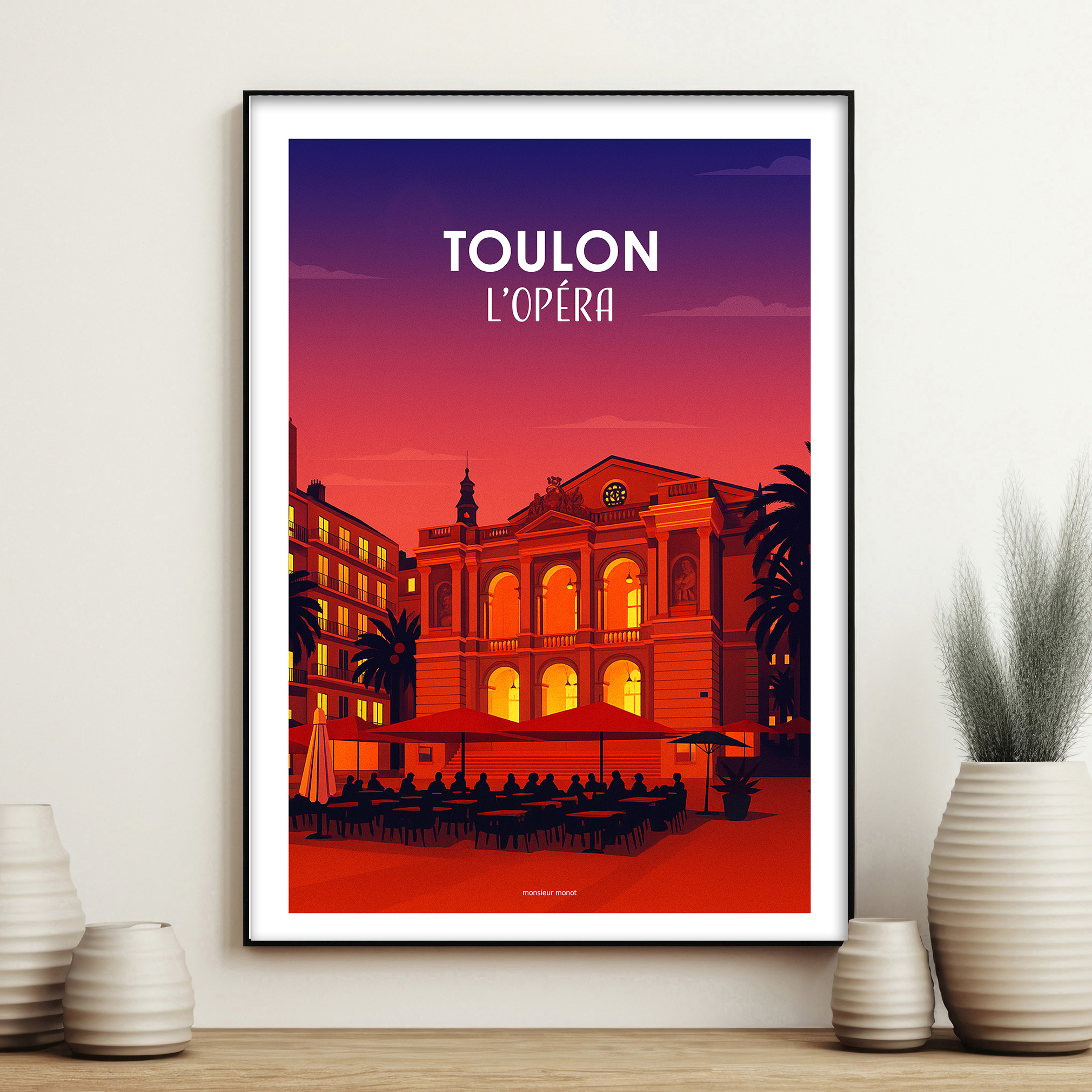 affiche Toulon LOpéra La Nuit
