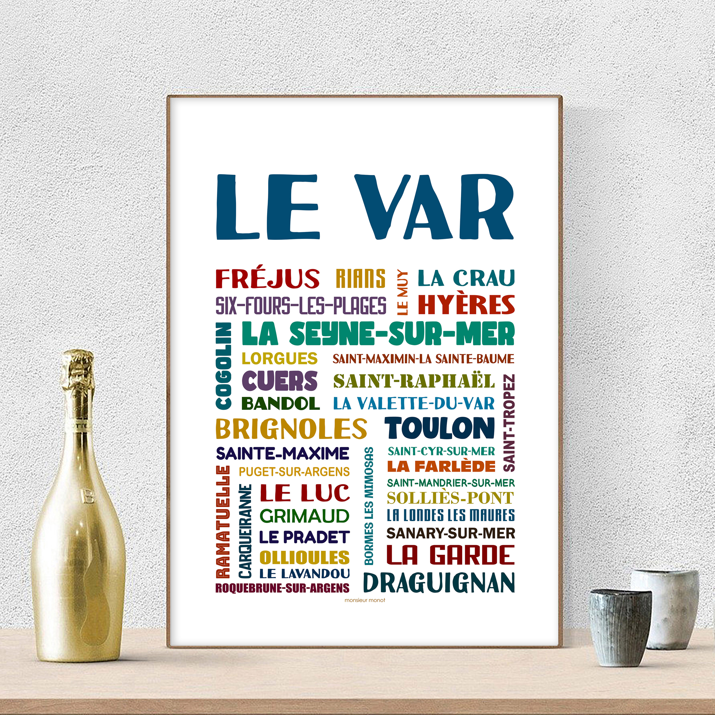 affiche Le Var Les Villes