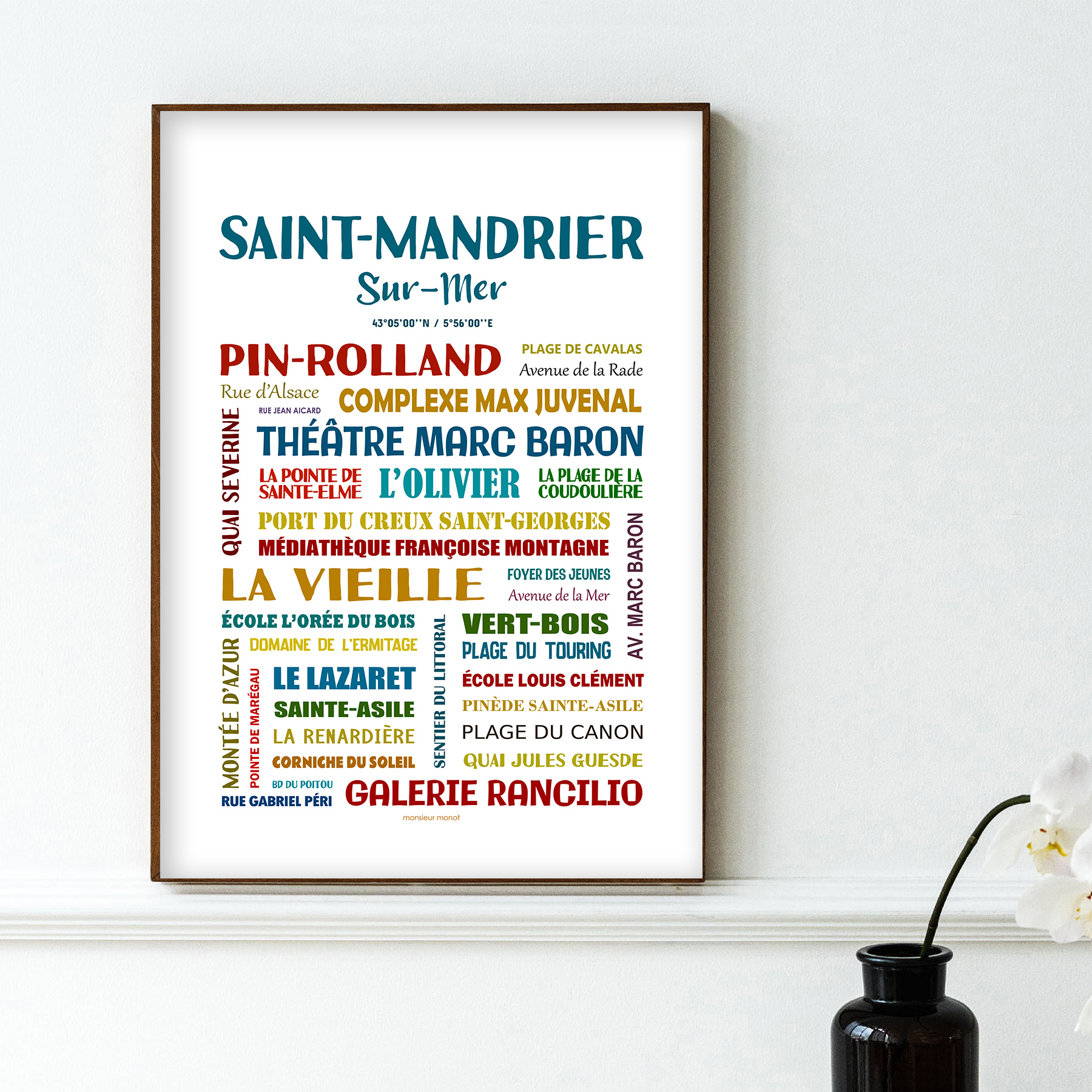 Affiche saint mandrier sur mer