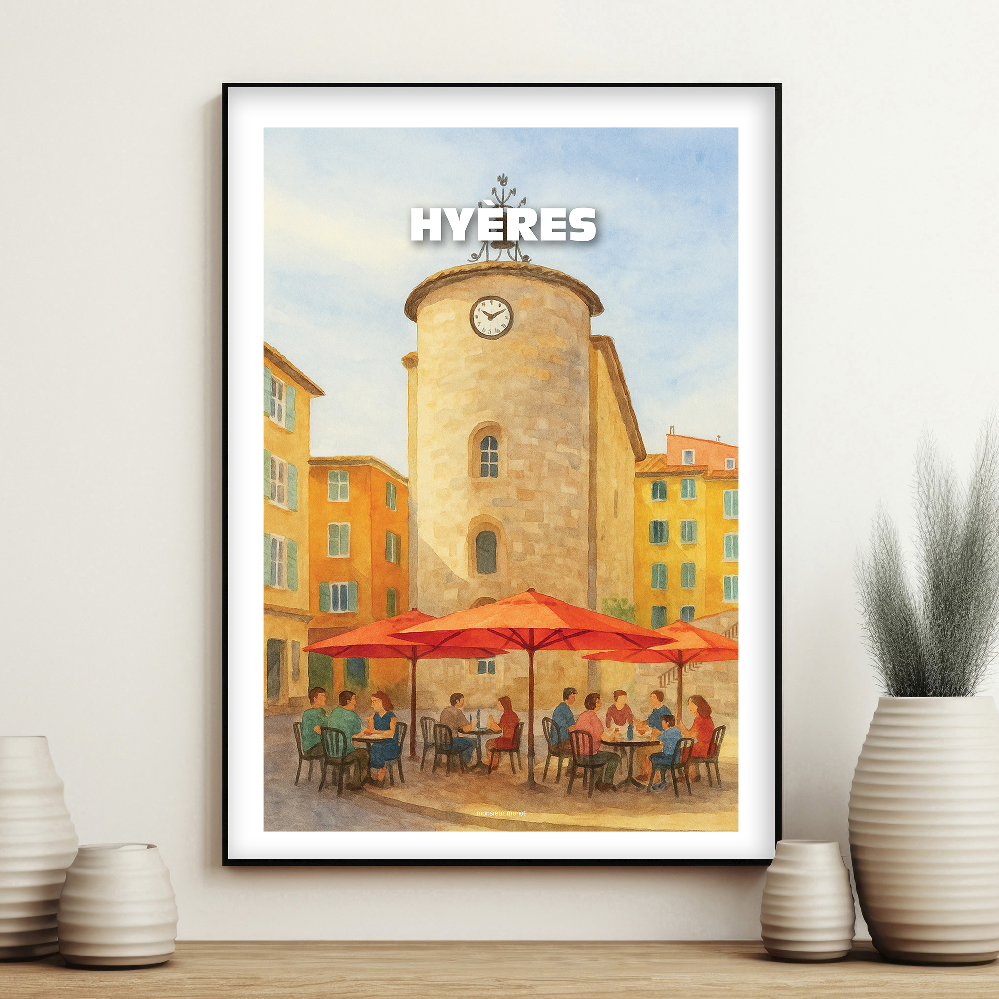 affiche Hyères La Tour des Templiers
