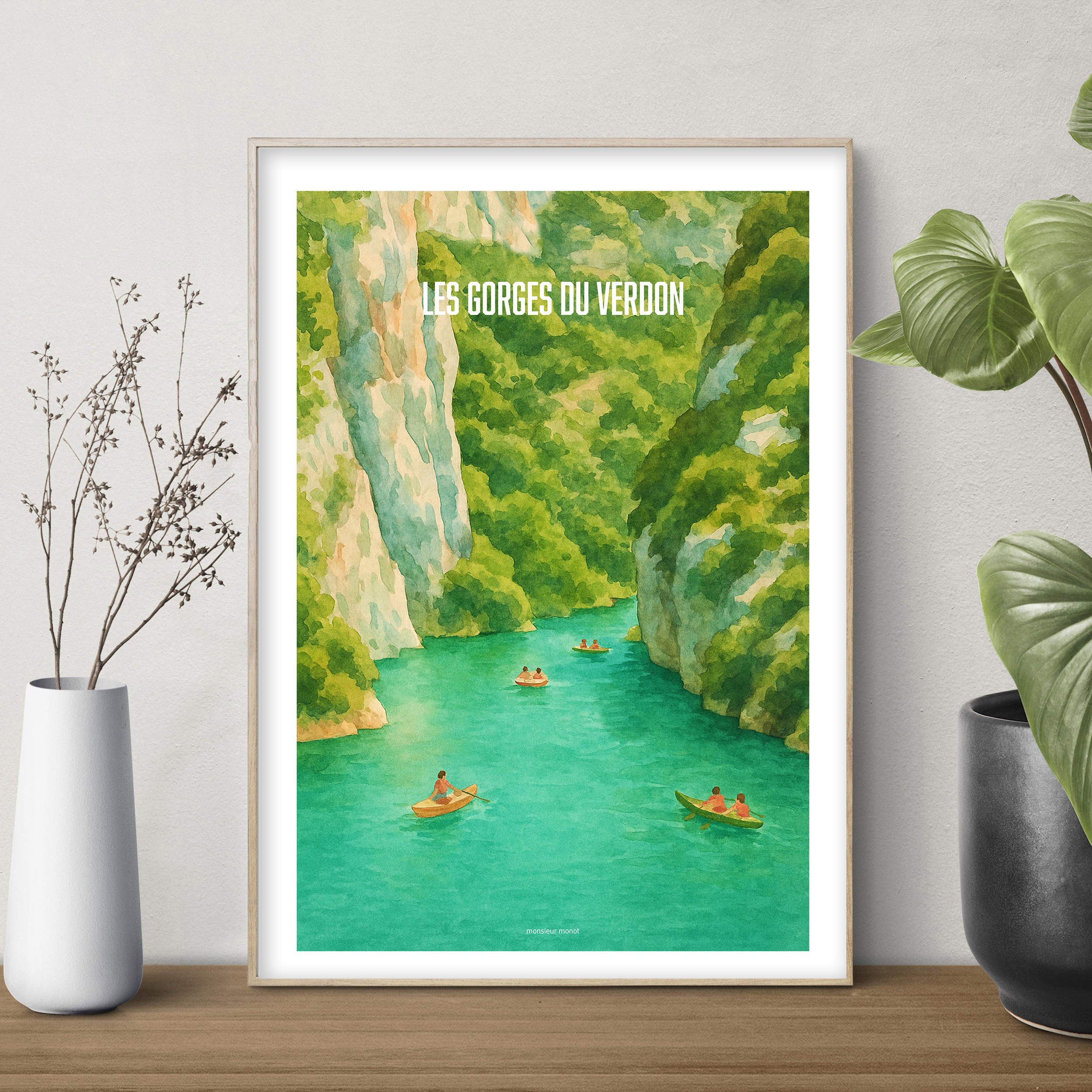 affiche Les gorges du Verdon