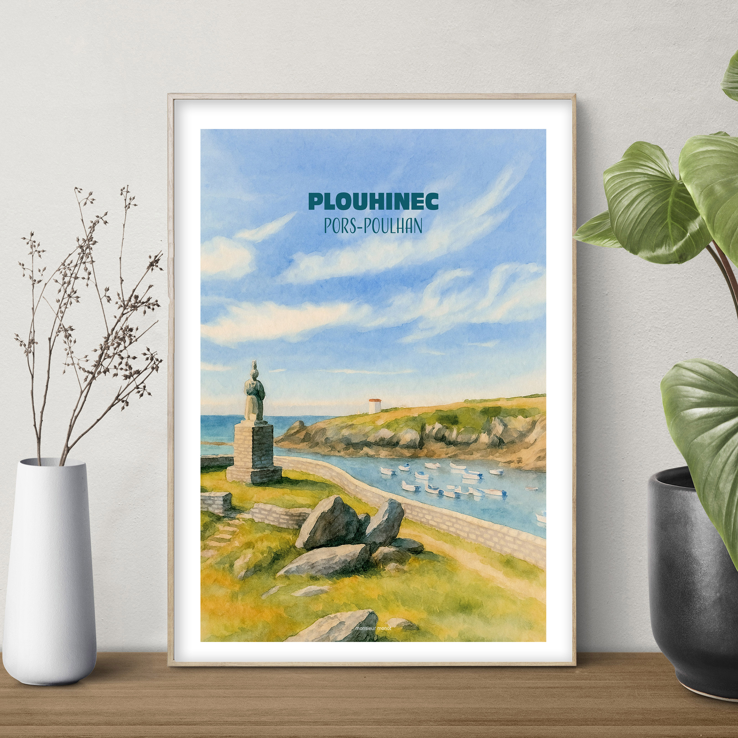 affiche Plouhinec 29 Pors Poulhan