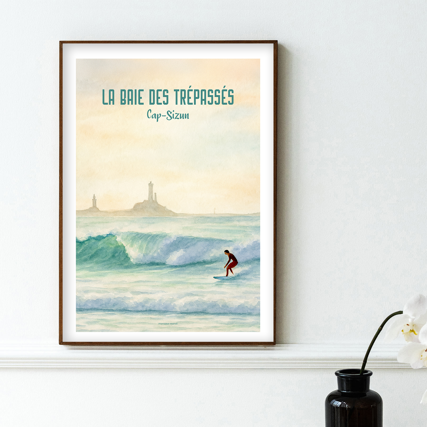 Affiche Cap sizun baie des trépassés