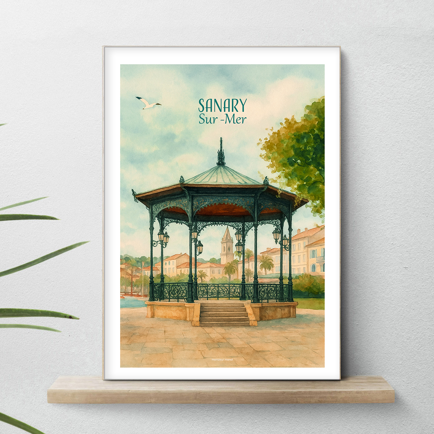 affiche Sanary sur Mer - Le Kiosque