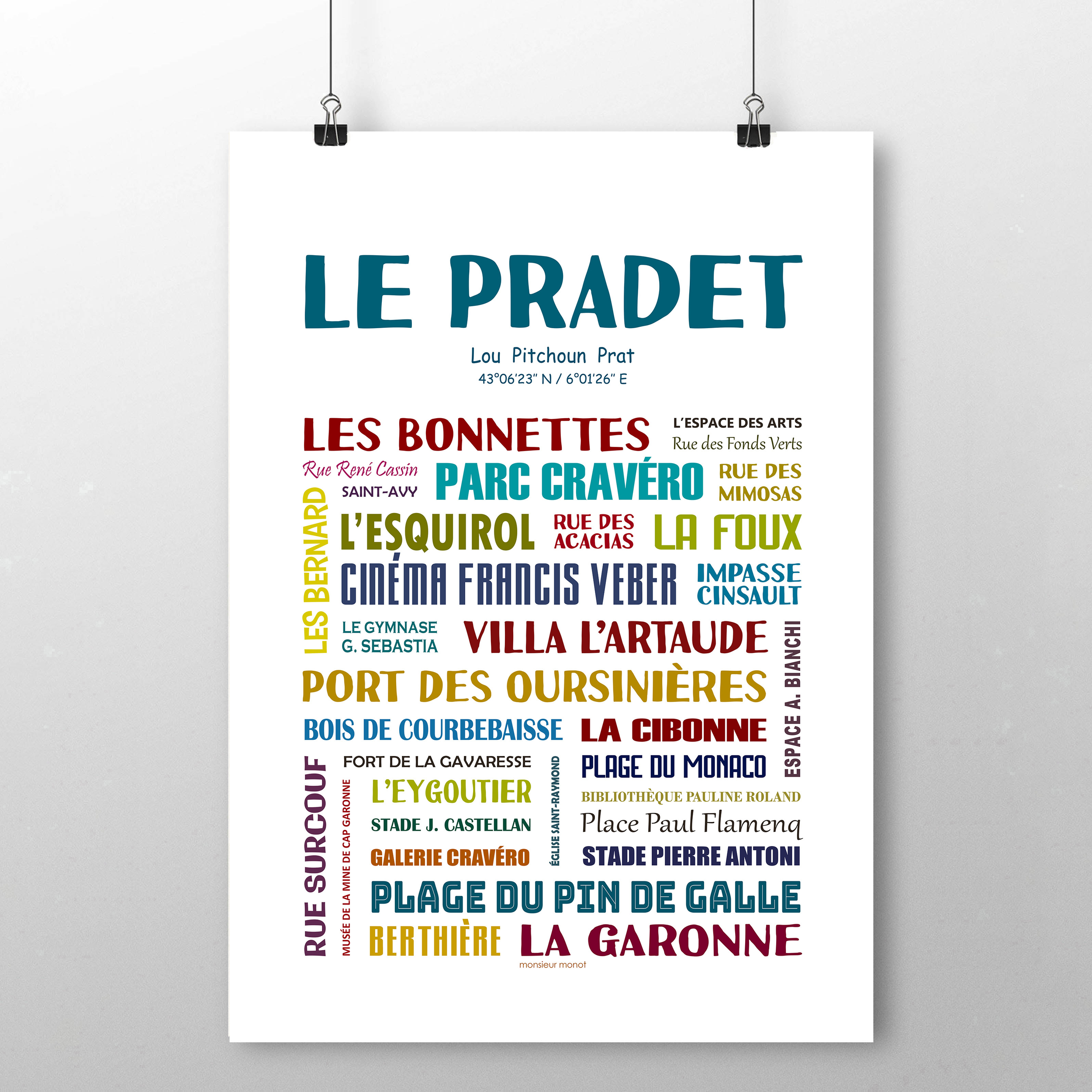 affiche Le pradet quartiers 2