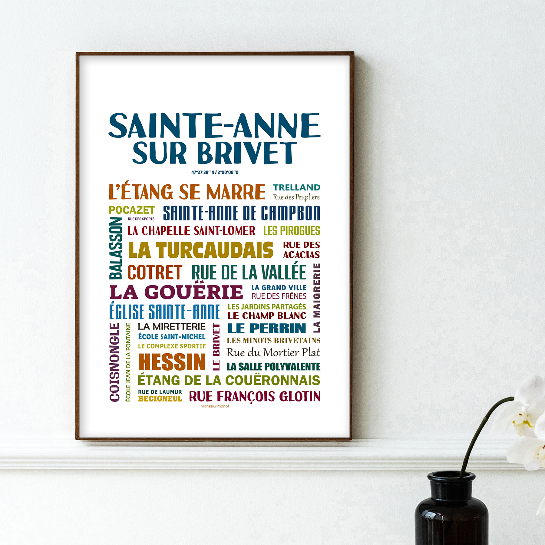 affiche Sainte anne sur brivet