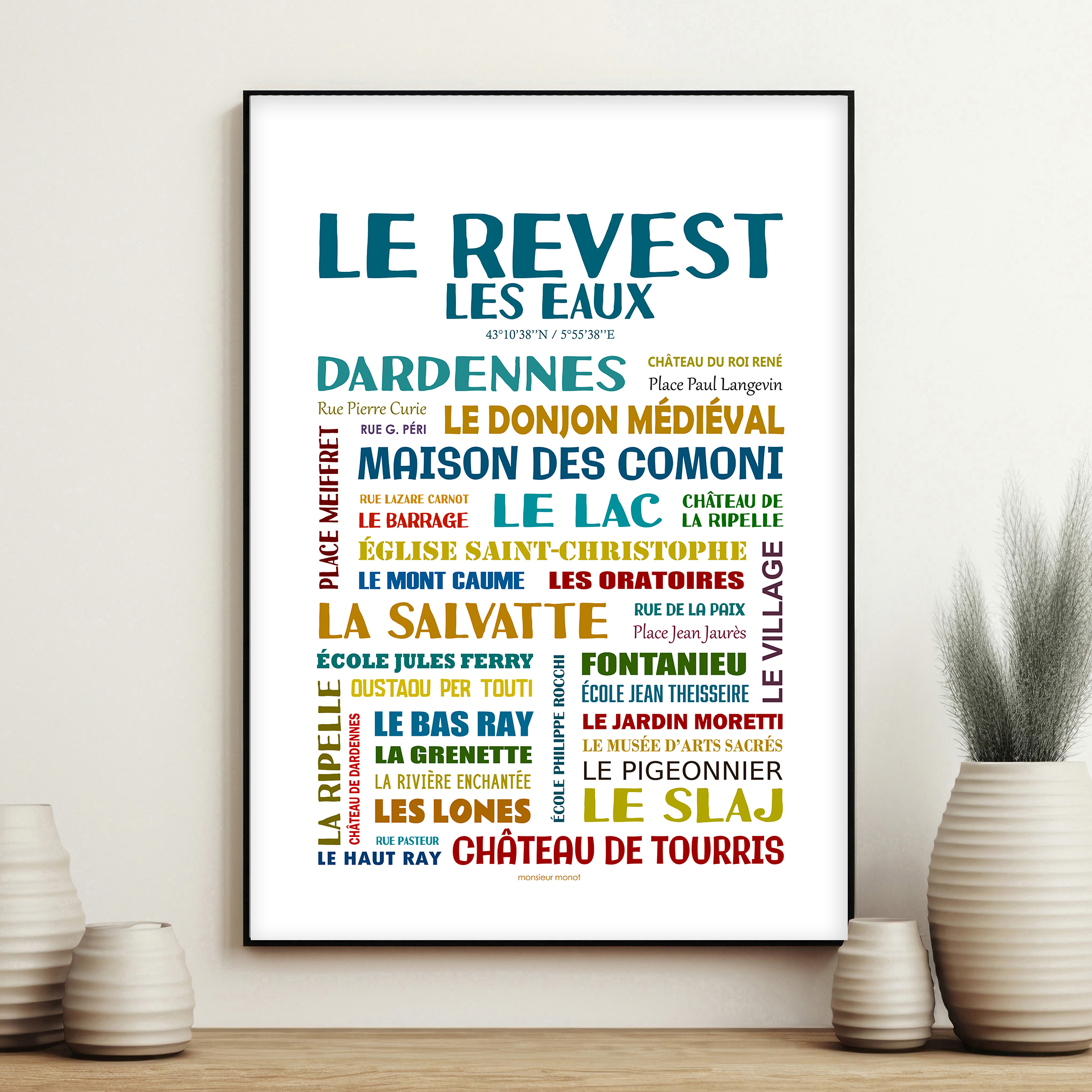 affiche Le revest Les eaux