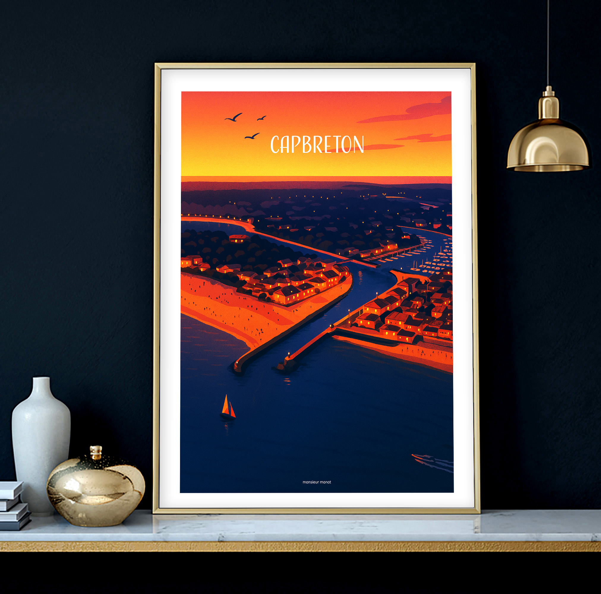 affiche  CAPBRETON LA NUIT
