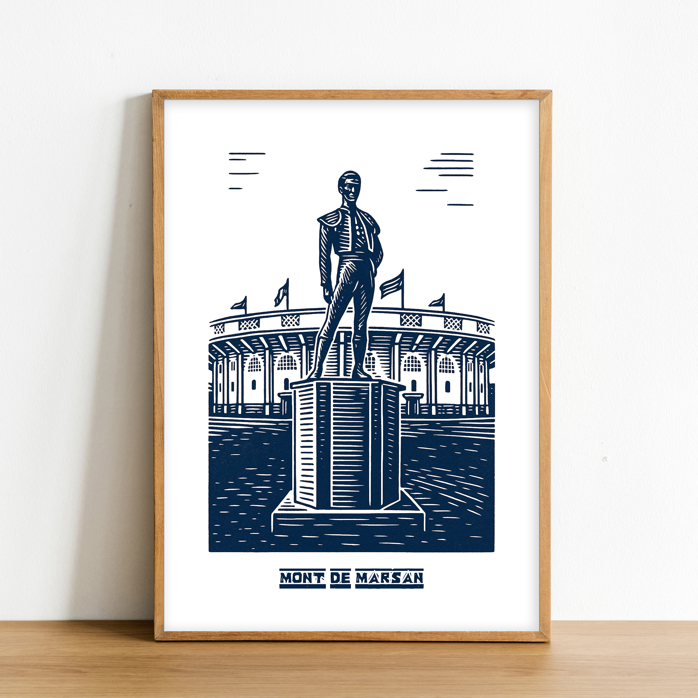 affiche Mont de Marsan Les arènes