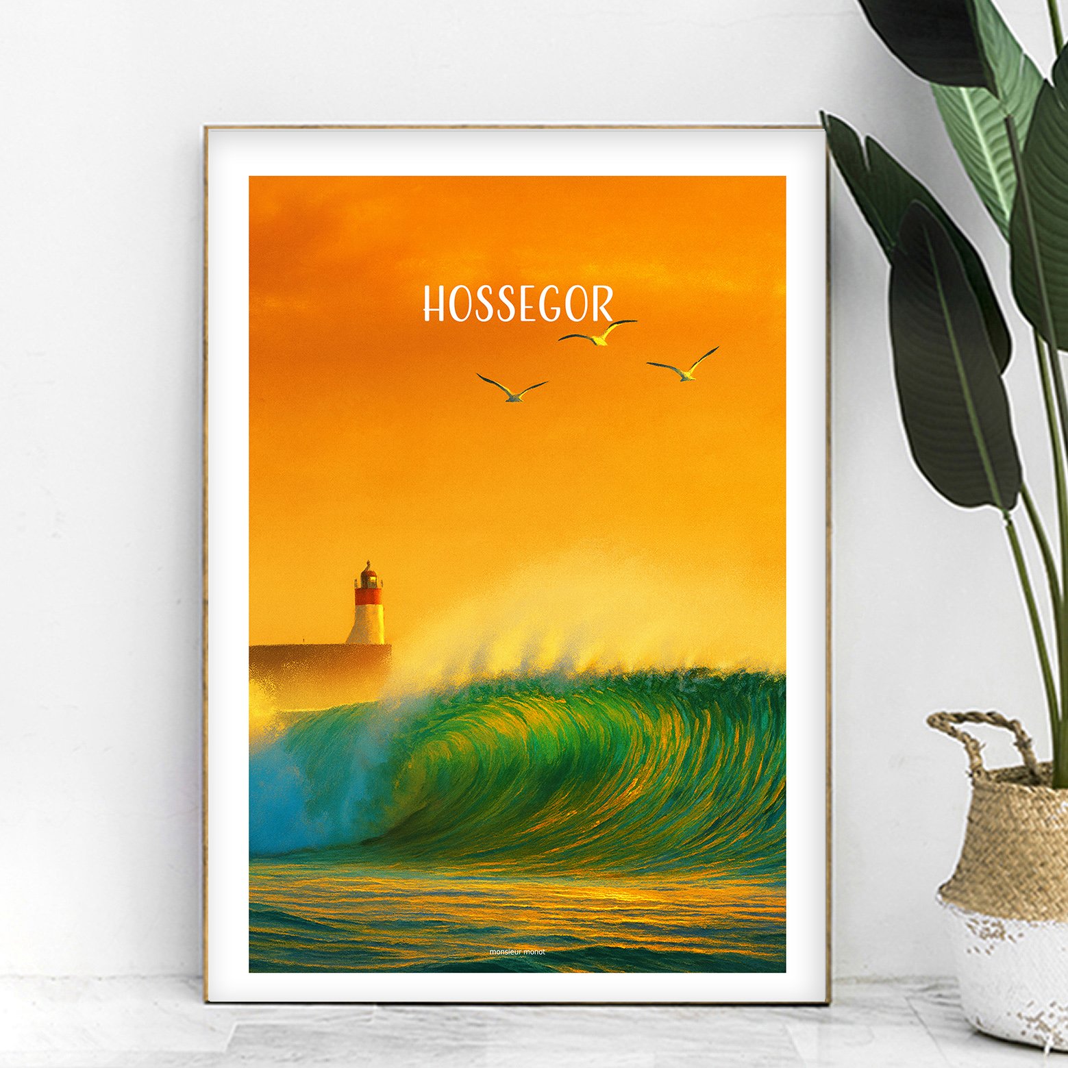 affiche Hossegor La Vague