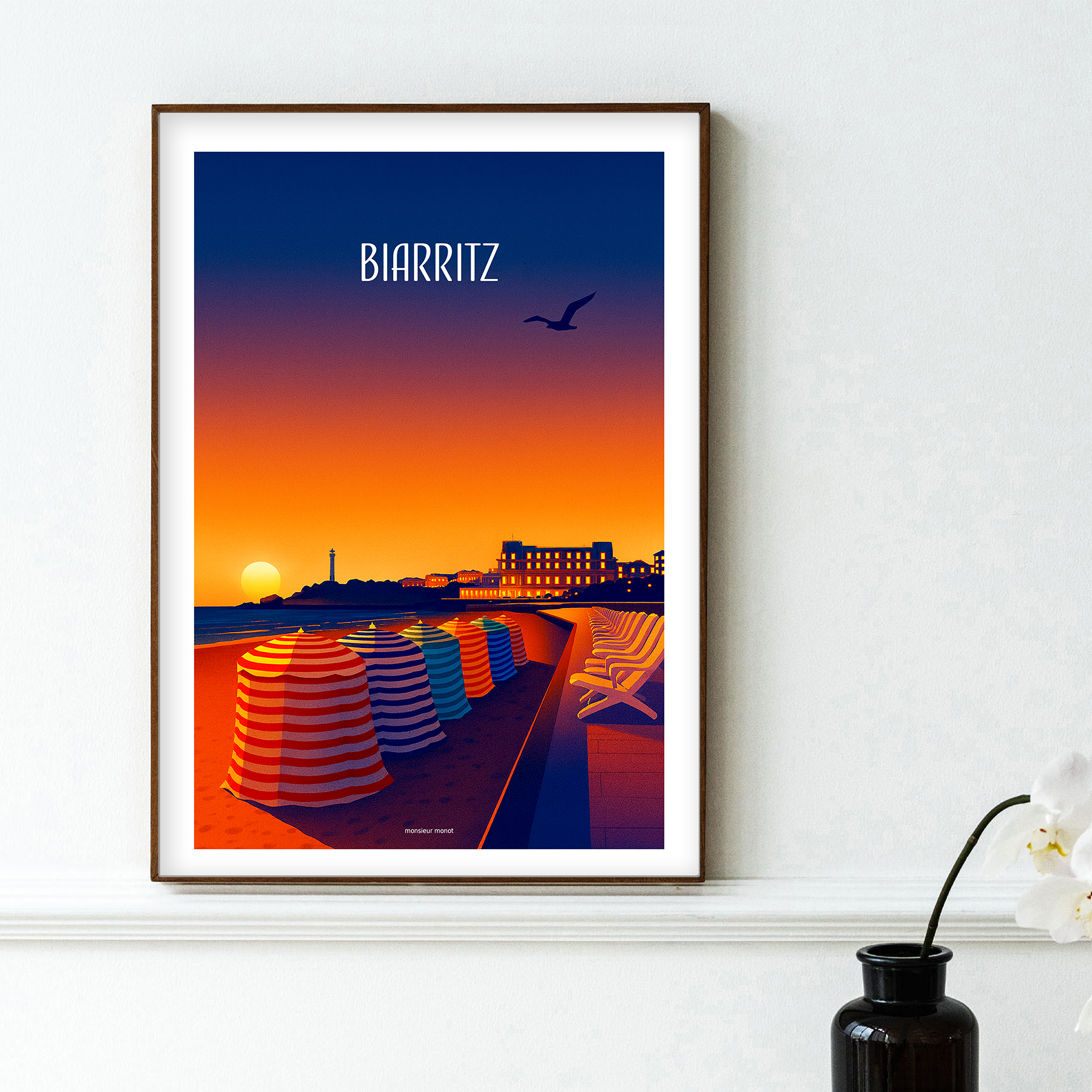 affiche Biarritz La nUit