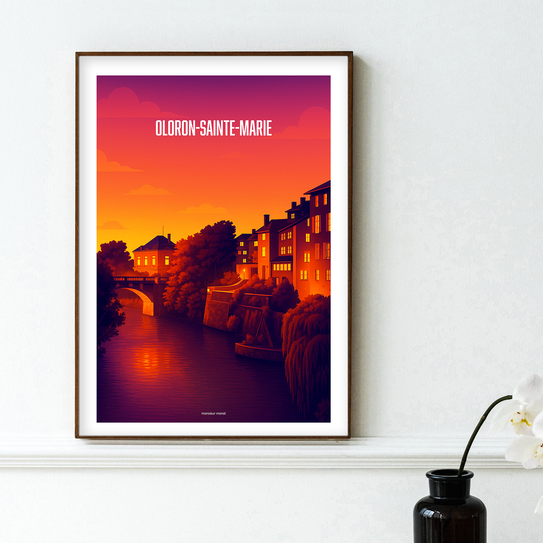 affiche oloron sainte Marie la nuit
