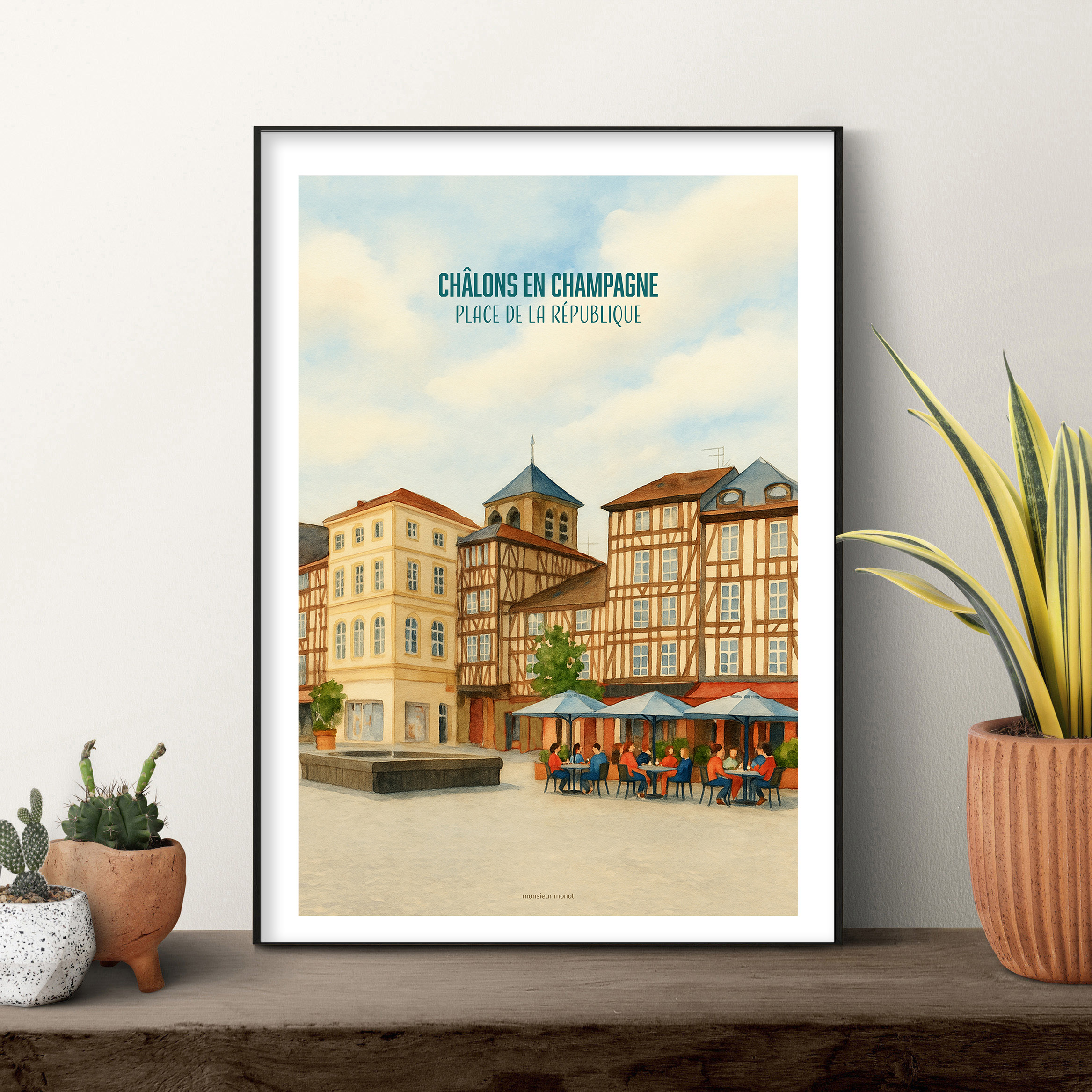 affiche Châlons en Champagne Place de la République
