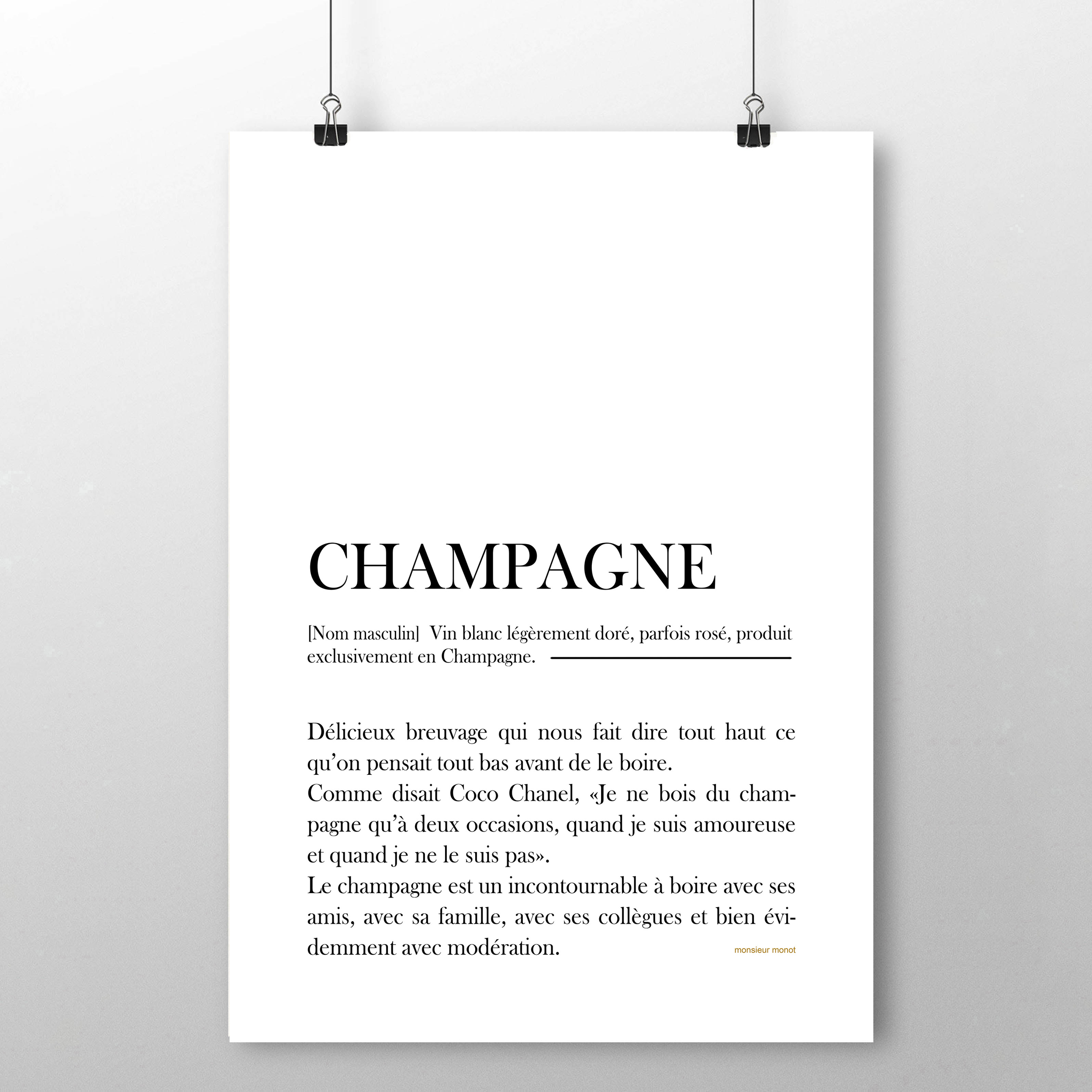 affiche Définition Champagne 2